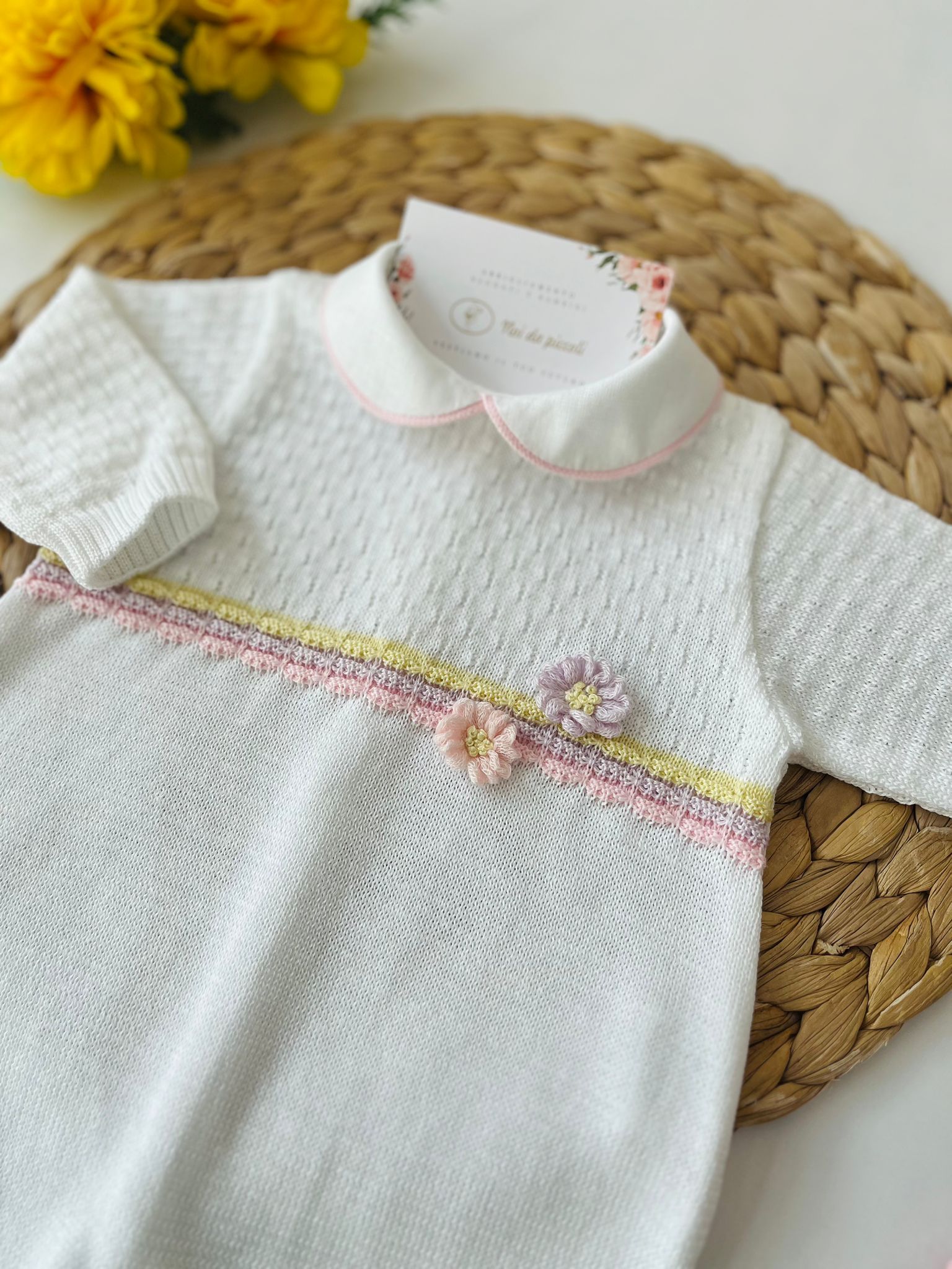 TUTINA 100 % COTONE Bianco - Noi da piccoli