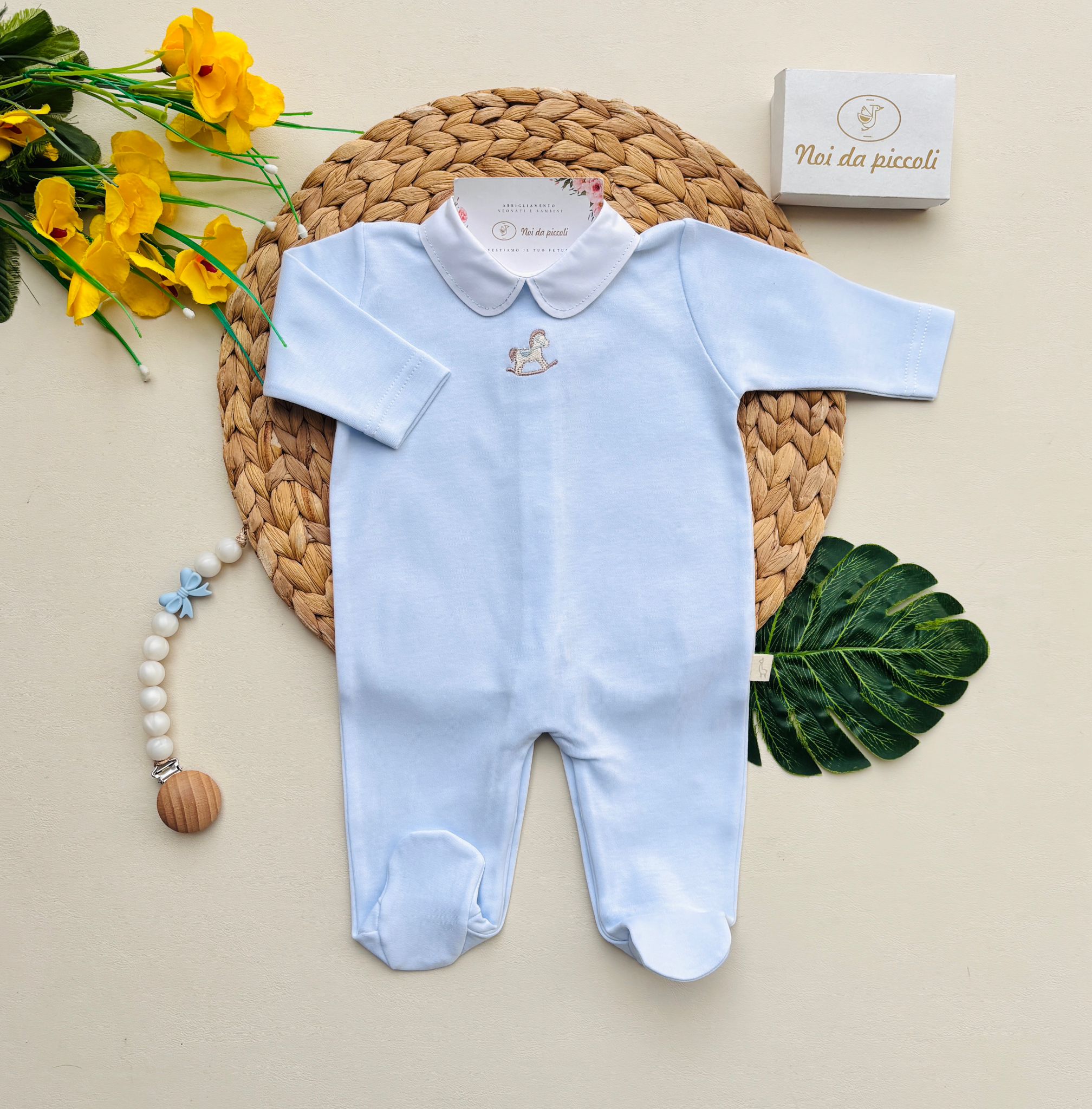 TUTINA 100 % COTONE CIELO - Noi da piccoli