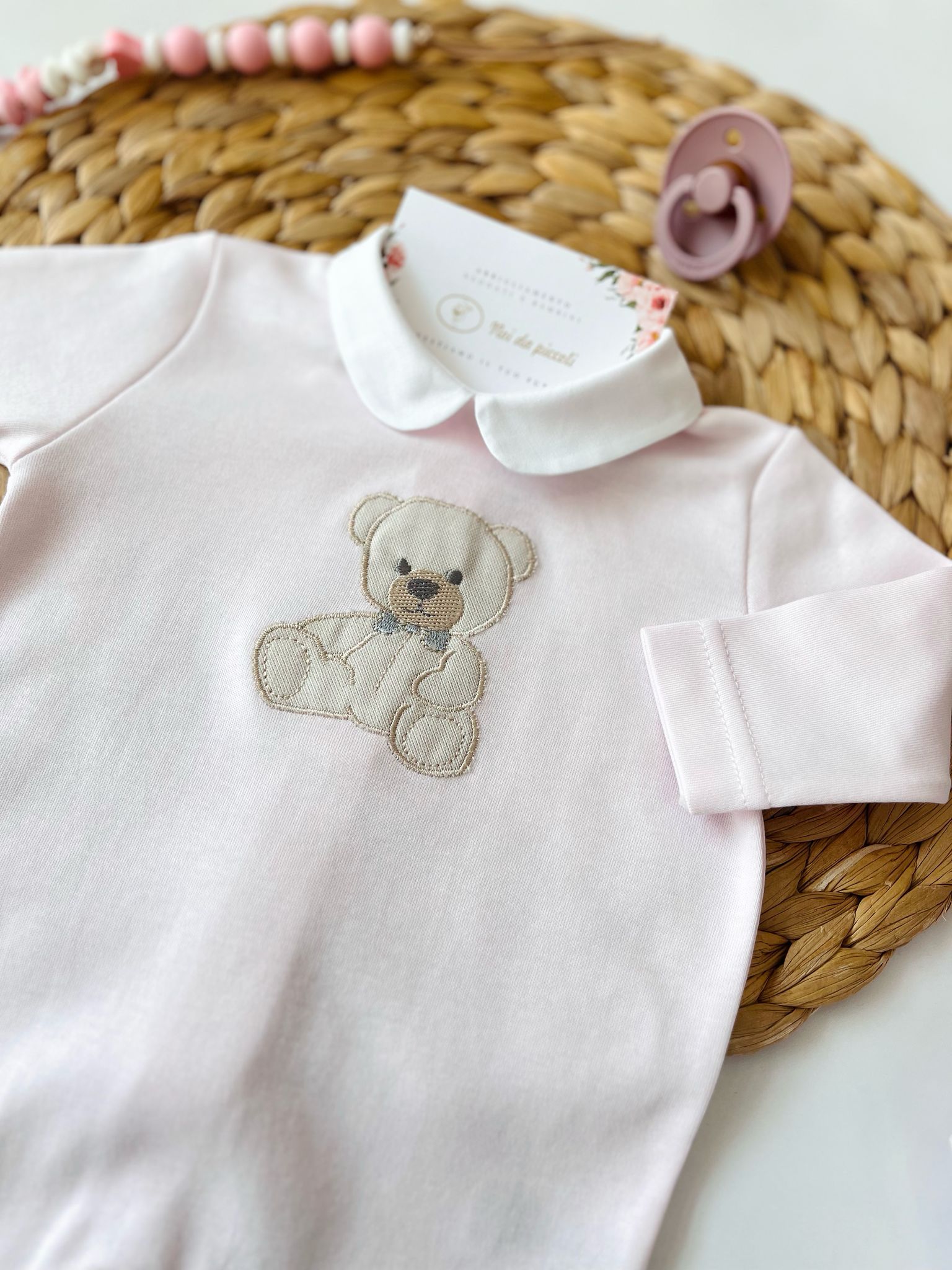 TUTINA 100 % COTONE ORSETTO CENTRALE - Noi da piccoli