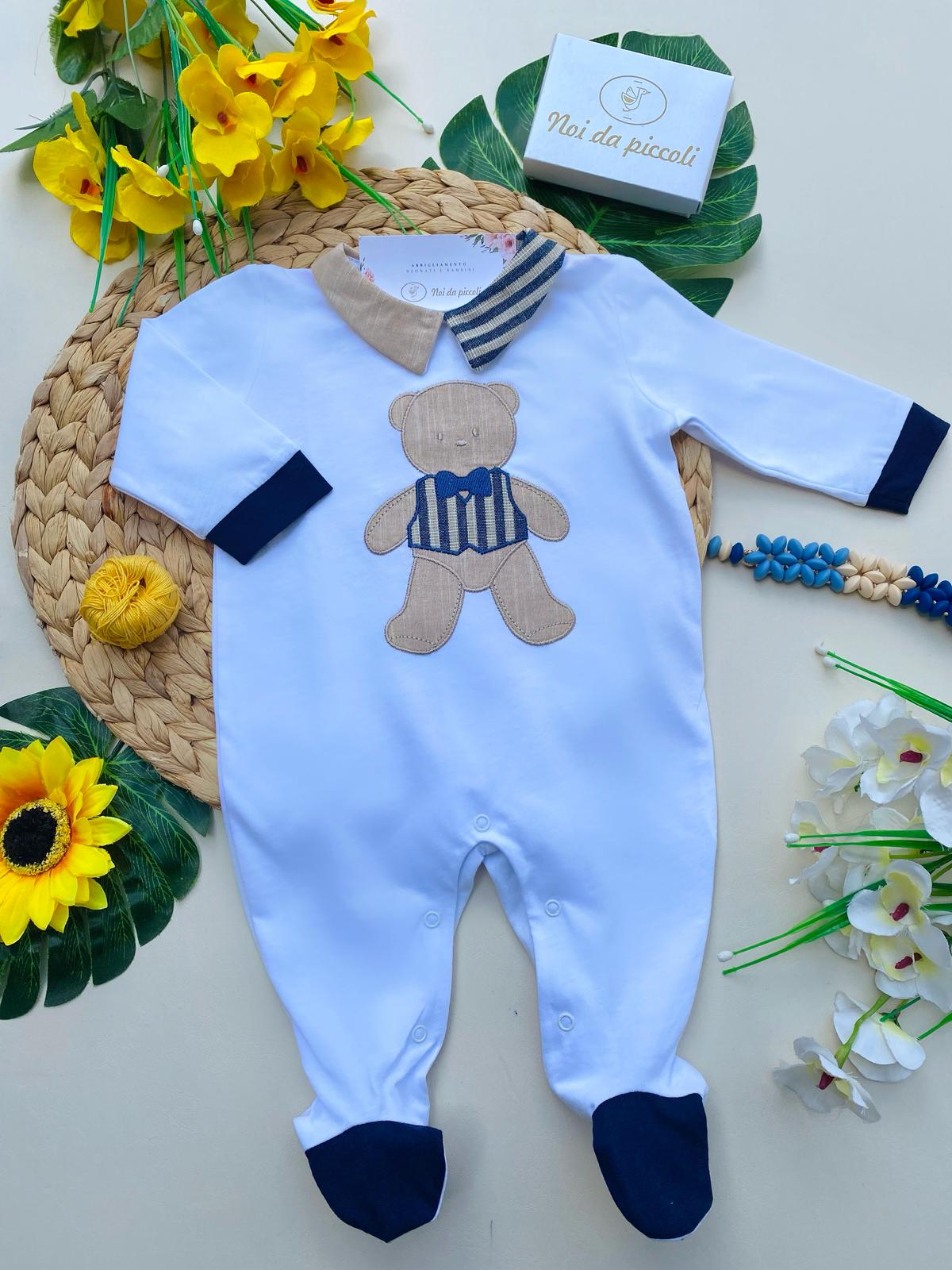 TUTINA 100 % COTONE riga - Noi da piccoli