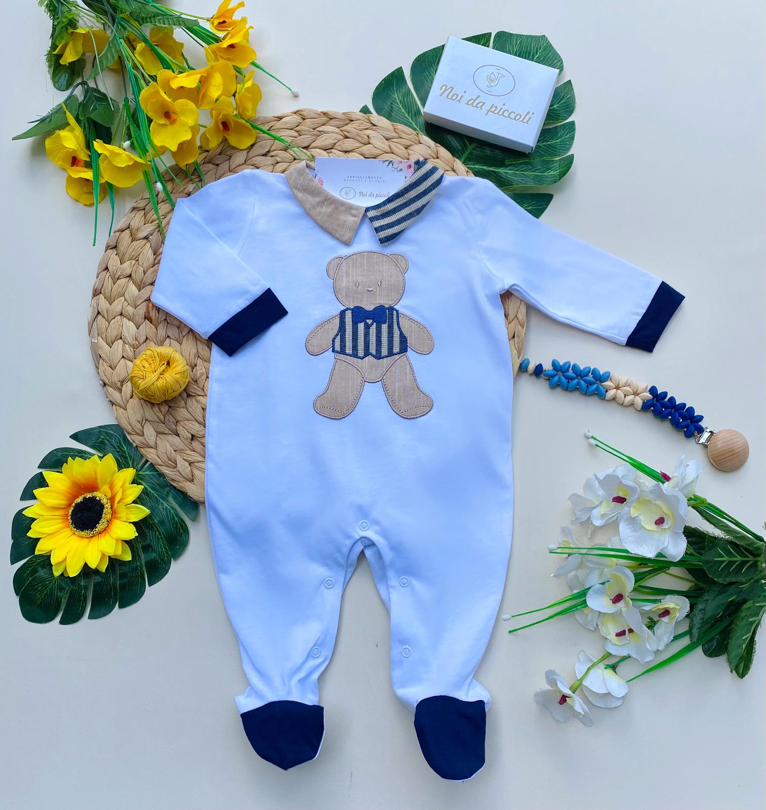 TUTINA 100 % COTONE riga - Noi da piccoli