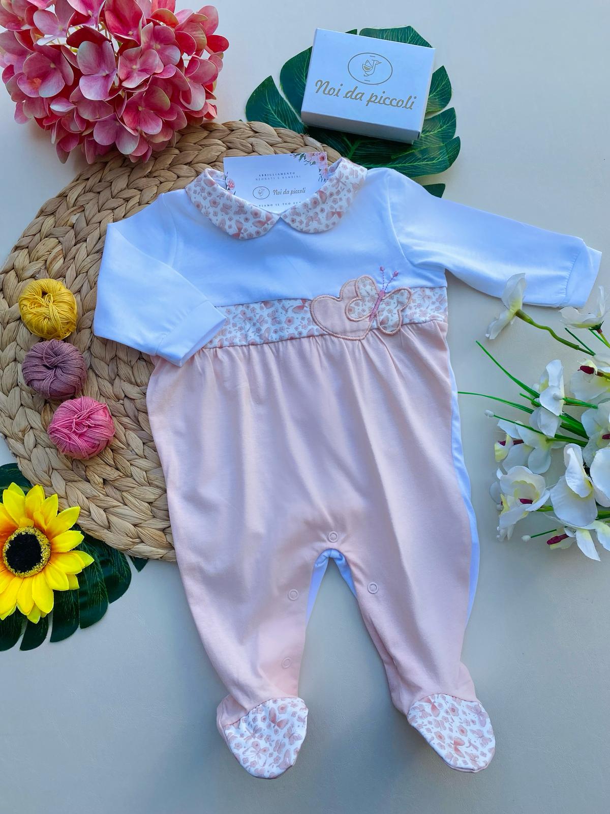 TUTINA 100 % COTONE Rosa - Noi da piccoli