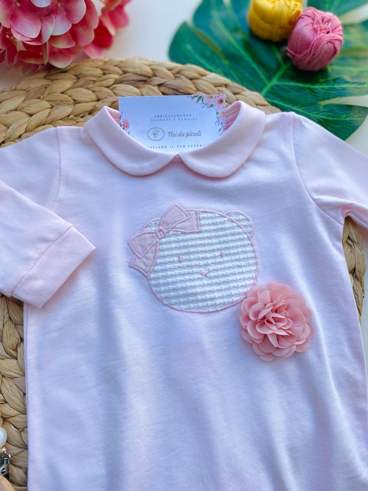 TUTINA 100 % COTONE Rosa - Noi da piccoli