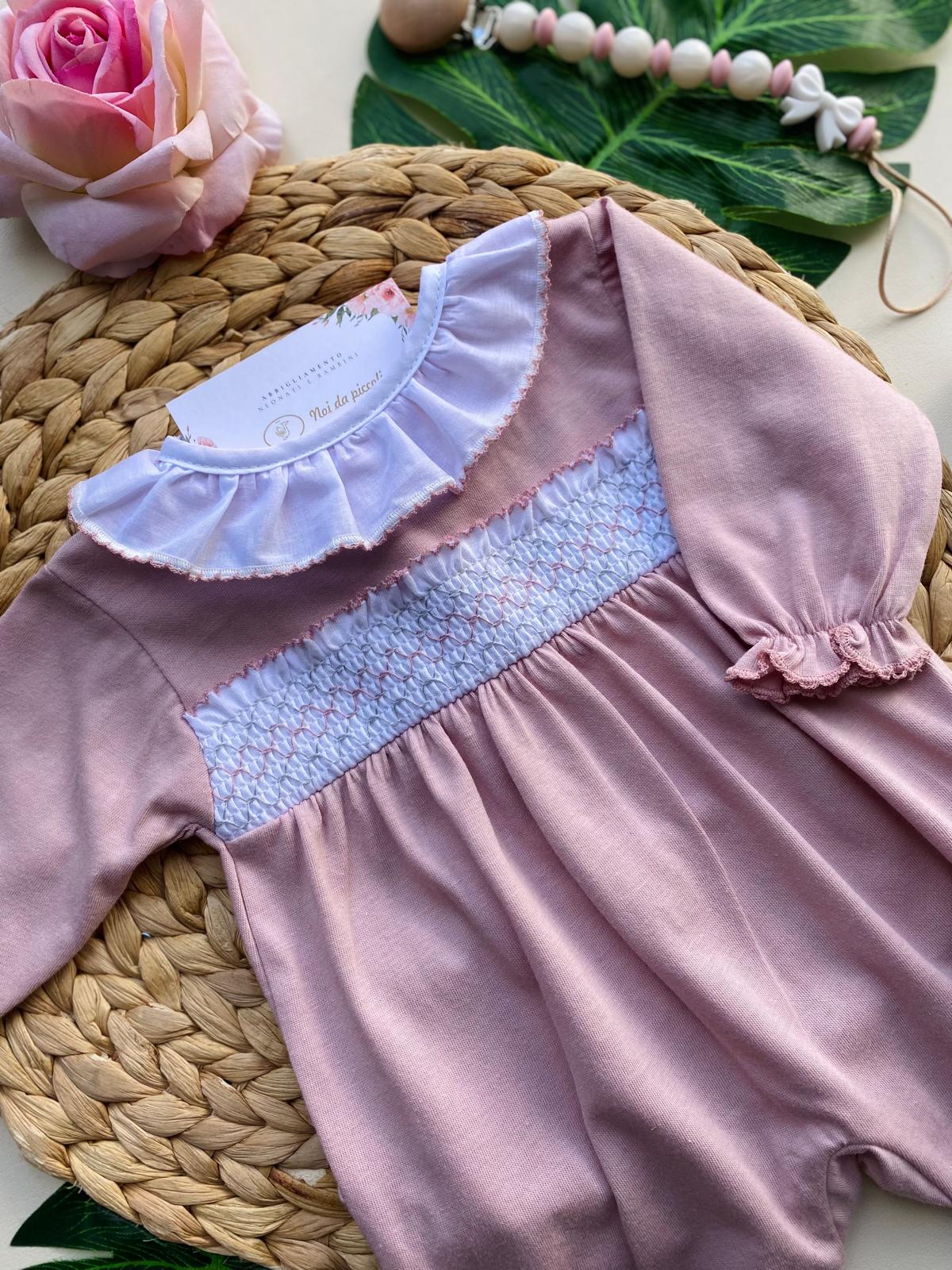 TUTINA 100 % COTONE Rosa - Noi da piccoli