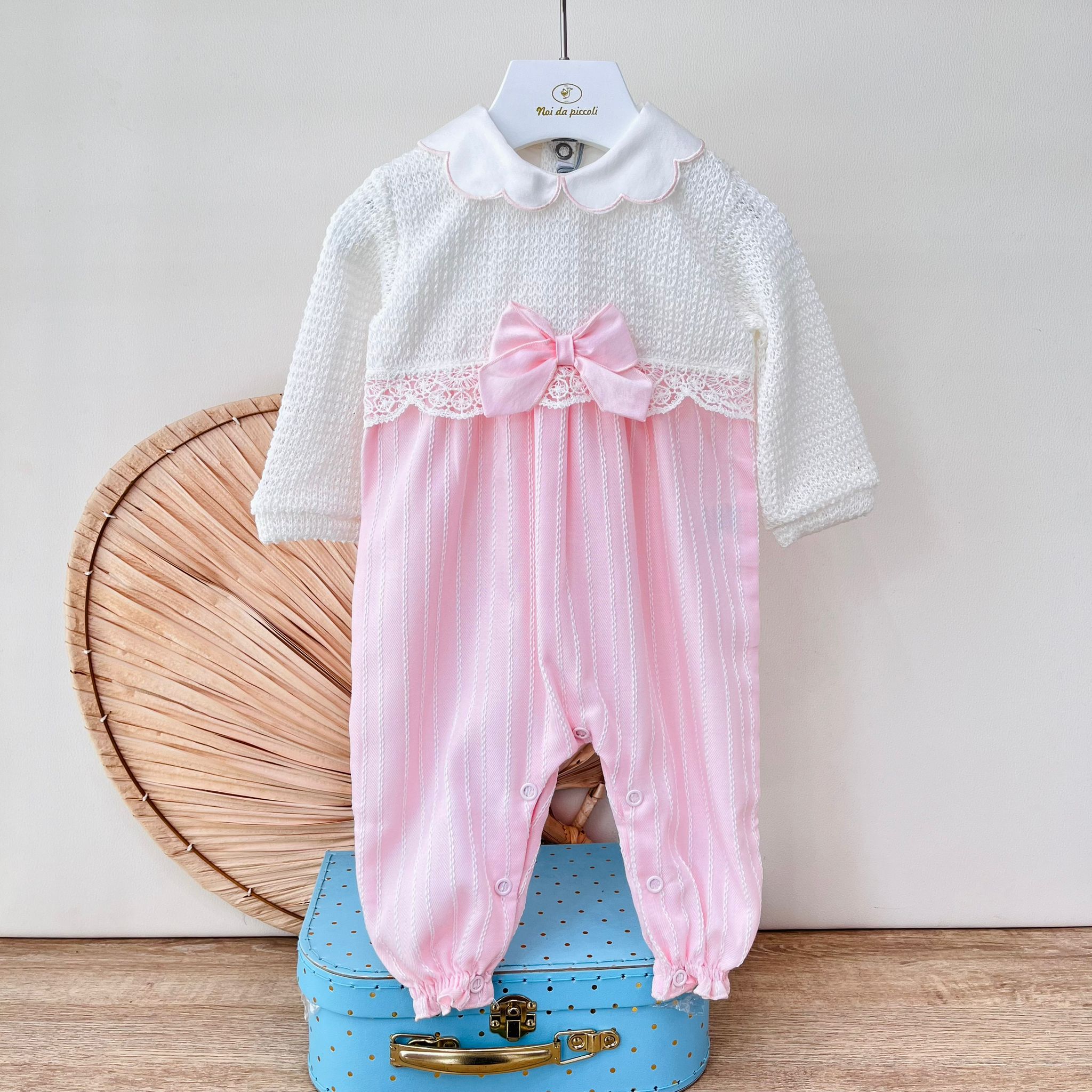 TUTINA 100 % COTONE ROSA - Noi da piccoli