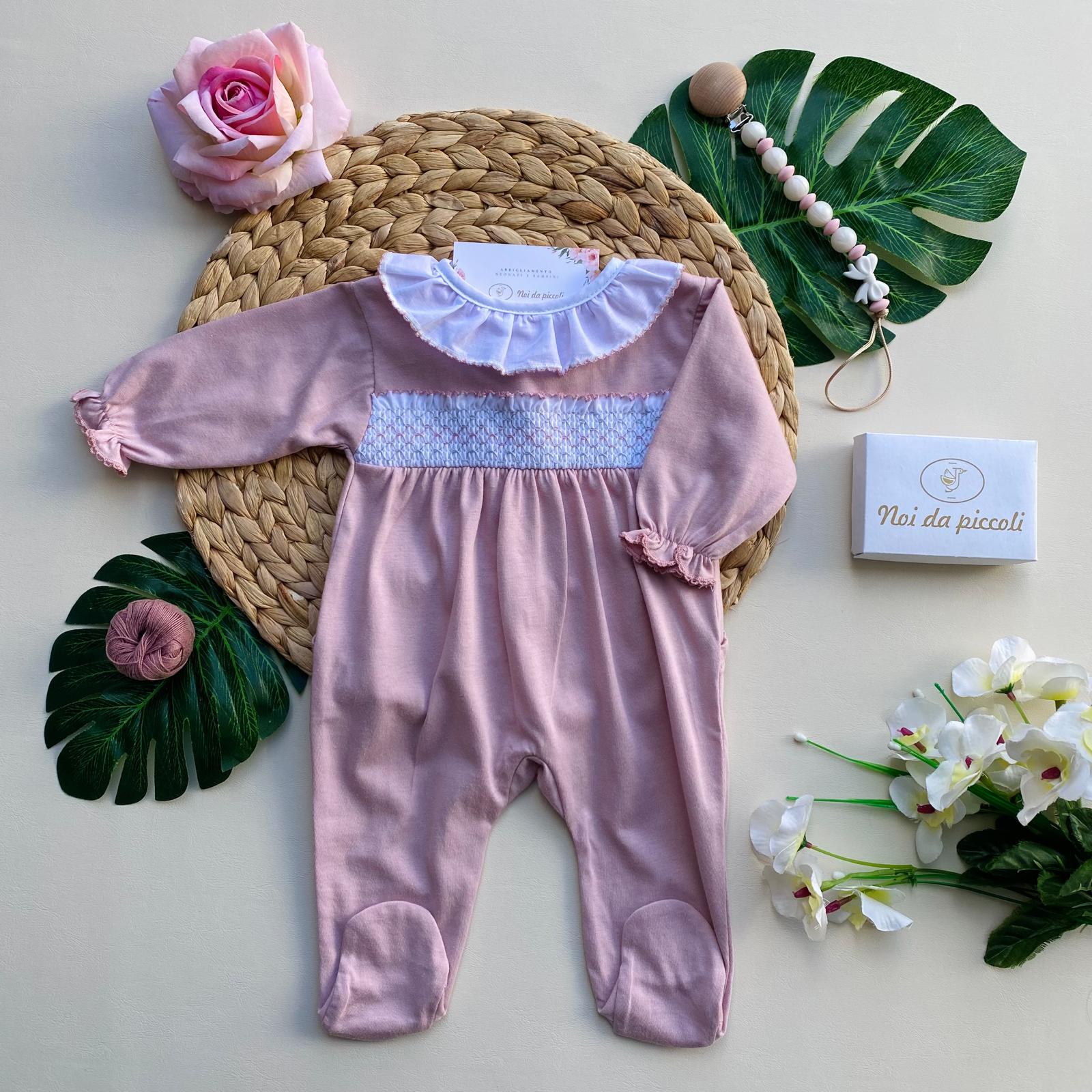 TUTINA 100 % COTONE Rosa - Noi da piccoli