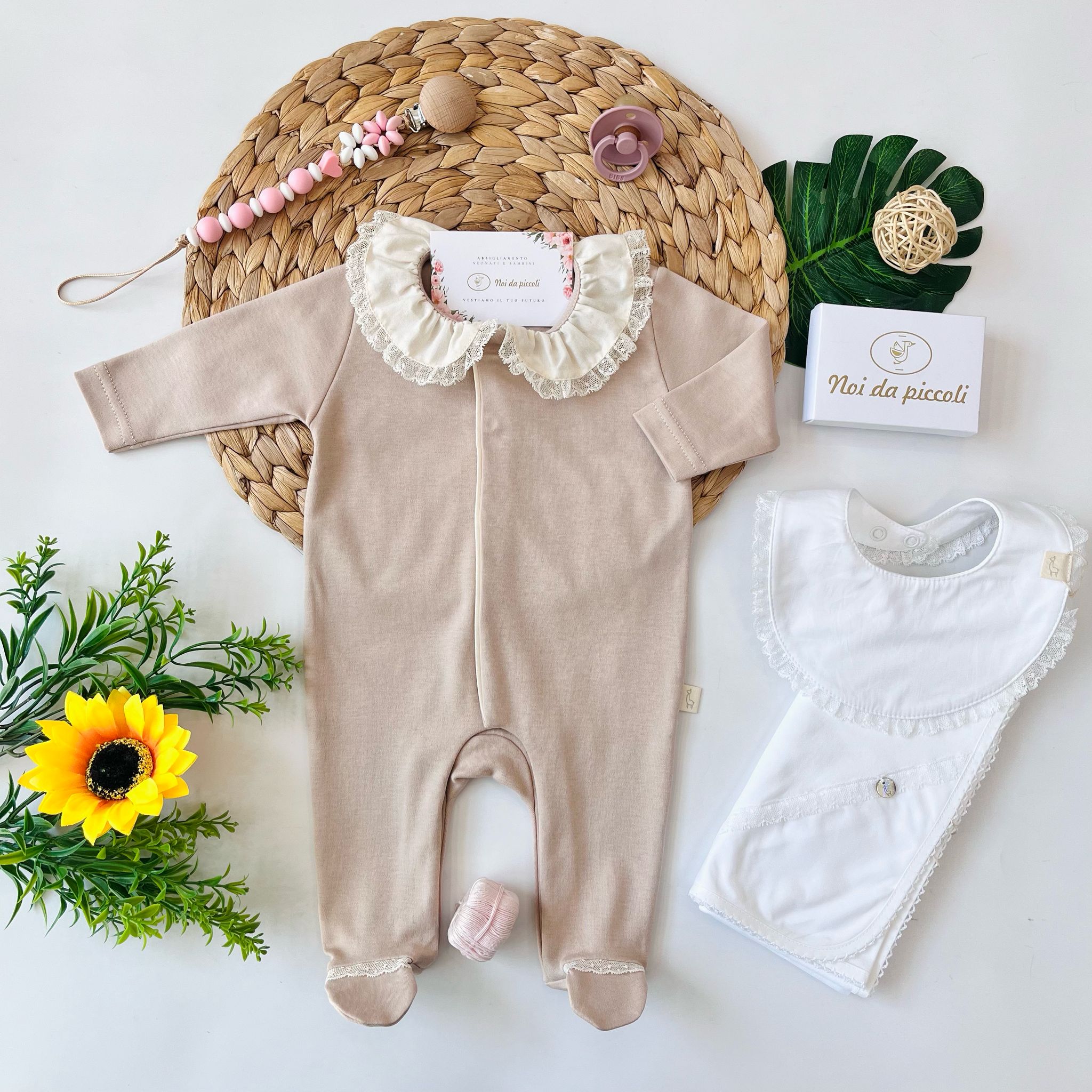 TUTINA 100 % COTONE ROSA ANTICO - Noi da piccoli