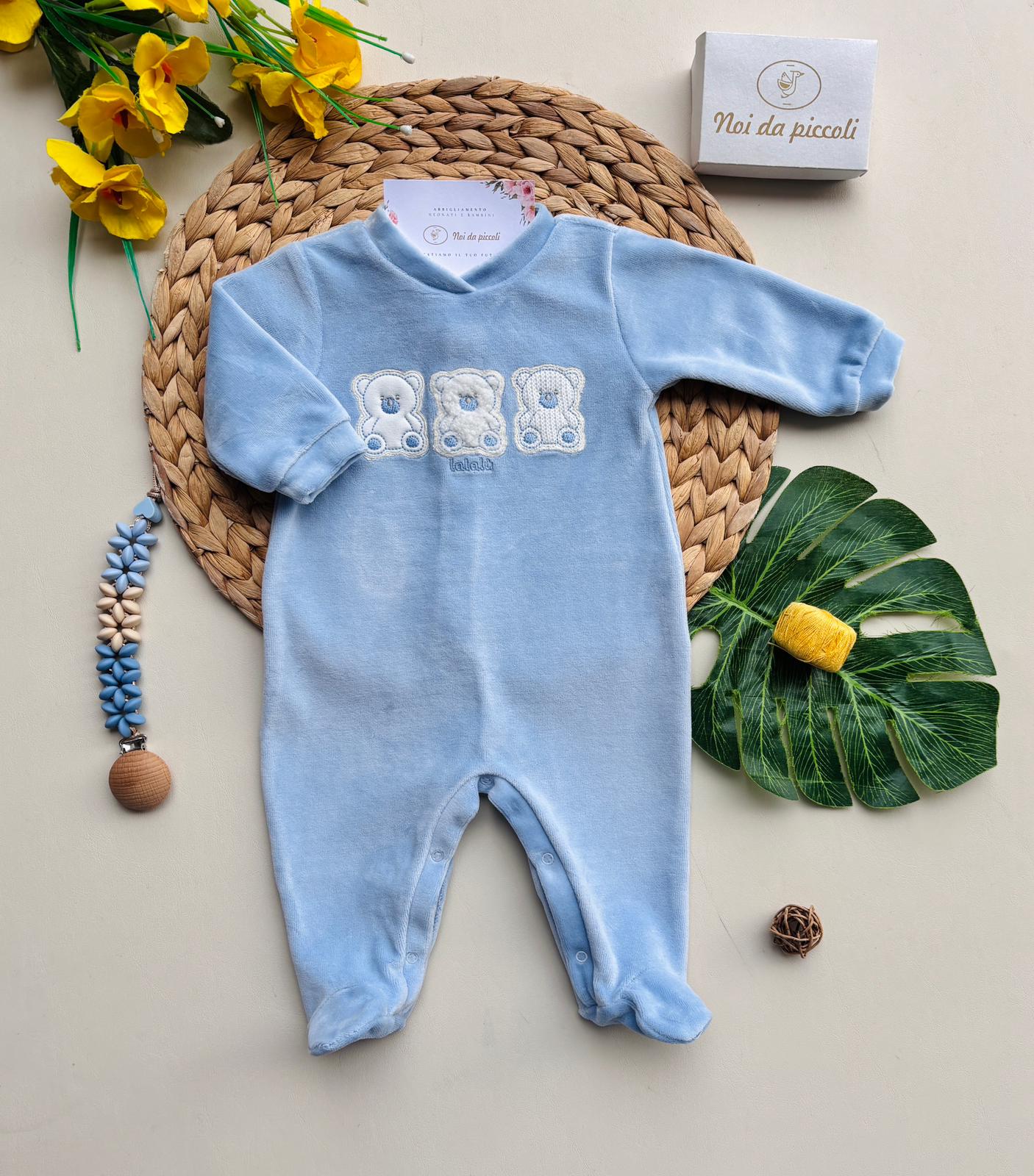 TUTINA 3 ORSETTI CINIGLIA CIELO - Noi da piccoli