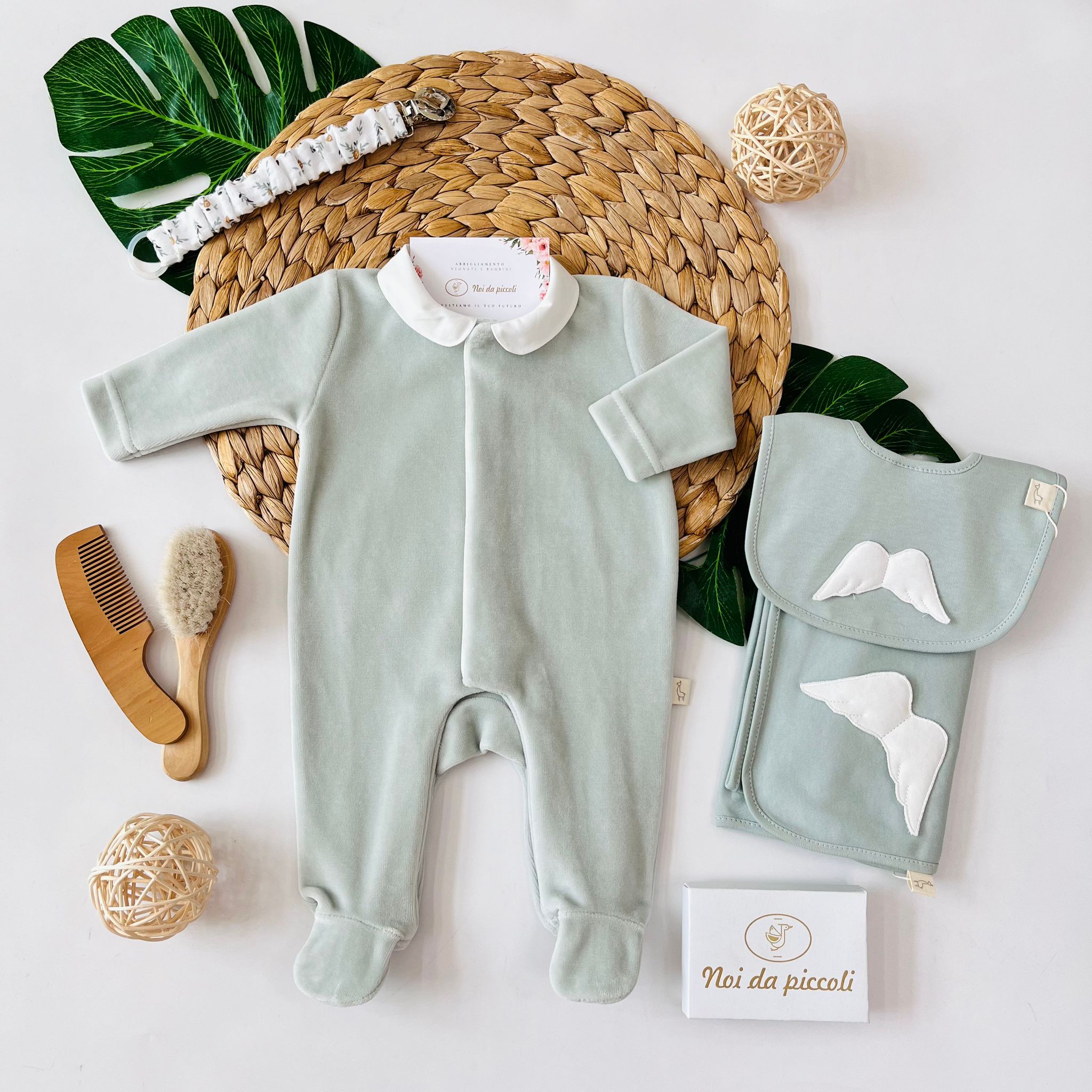 TUTINA ANTIPANICO ANGELS CINIGLIA MINT - Noi da piccoli