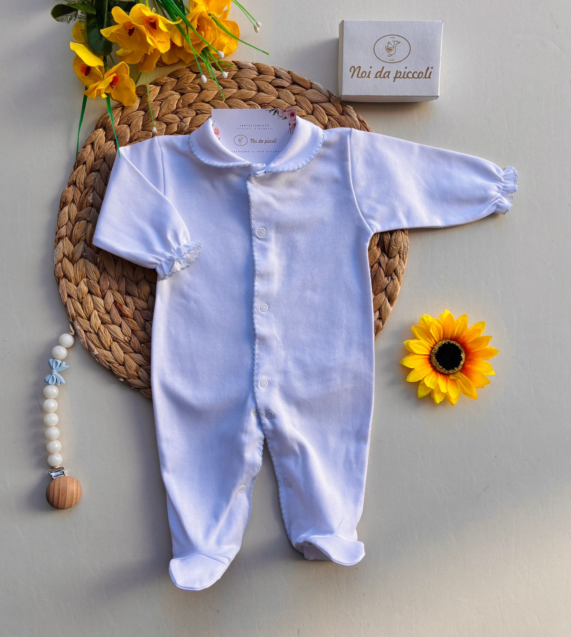 TUTINA ANTIPANICO BASIC COTONE CALDO CIELO - Noi da piccoli