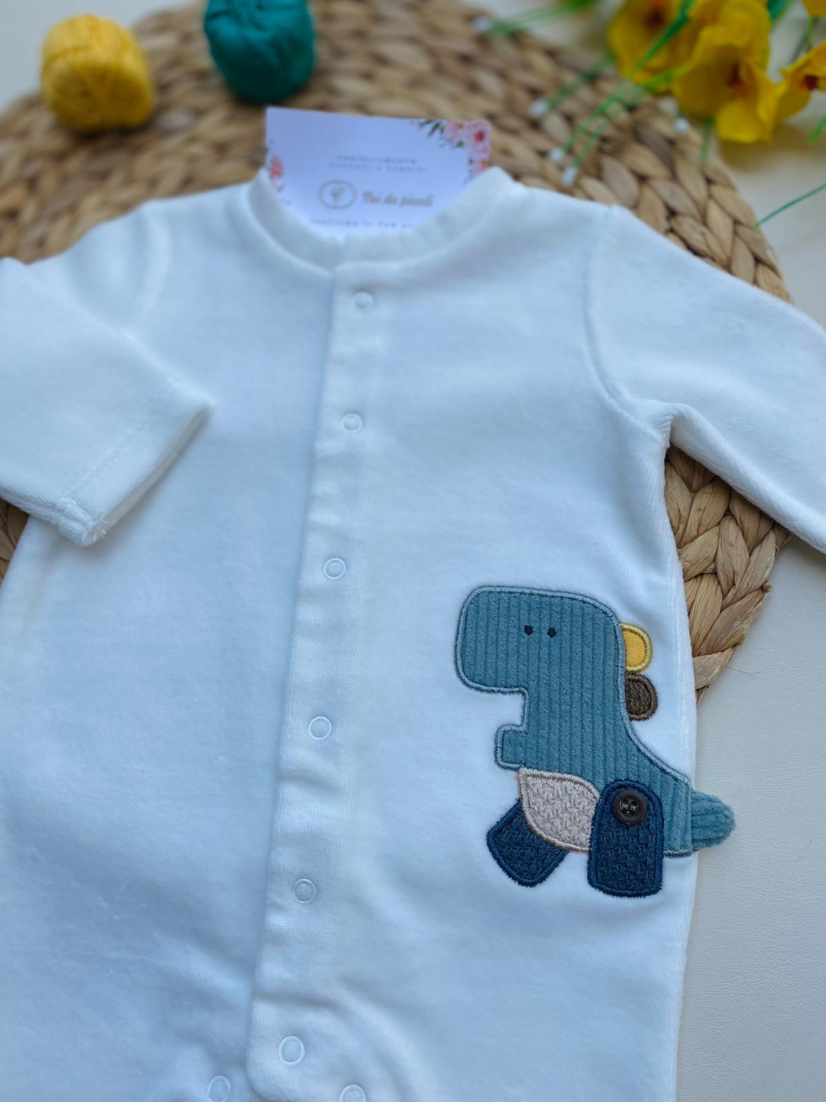 TUTINA ANTIPANICO CON DINOSAURO CINIGLIA BIANCO - Noi da piccoli