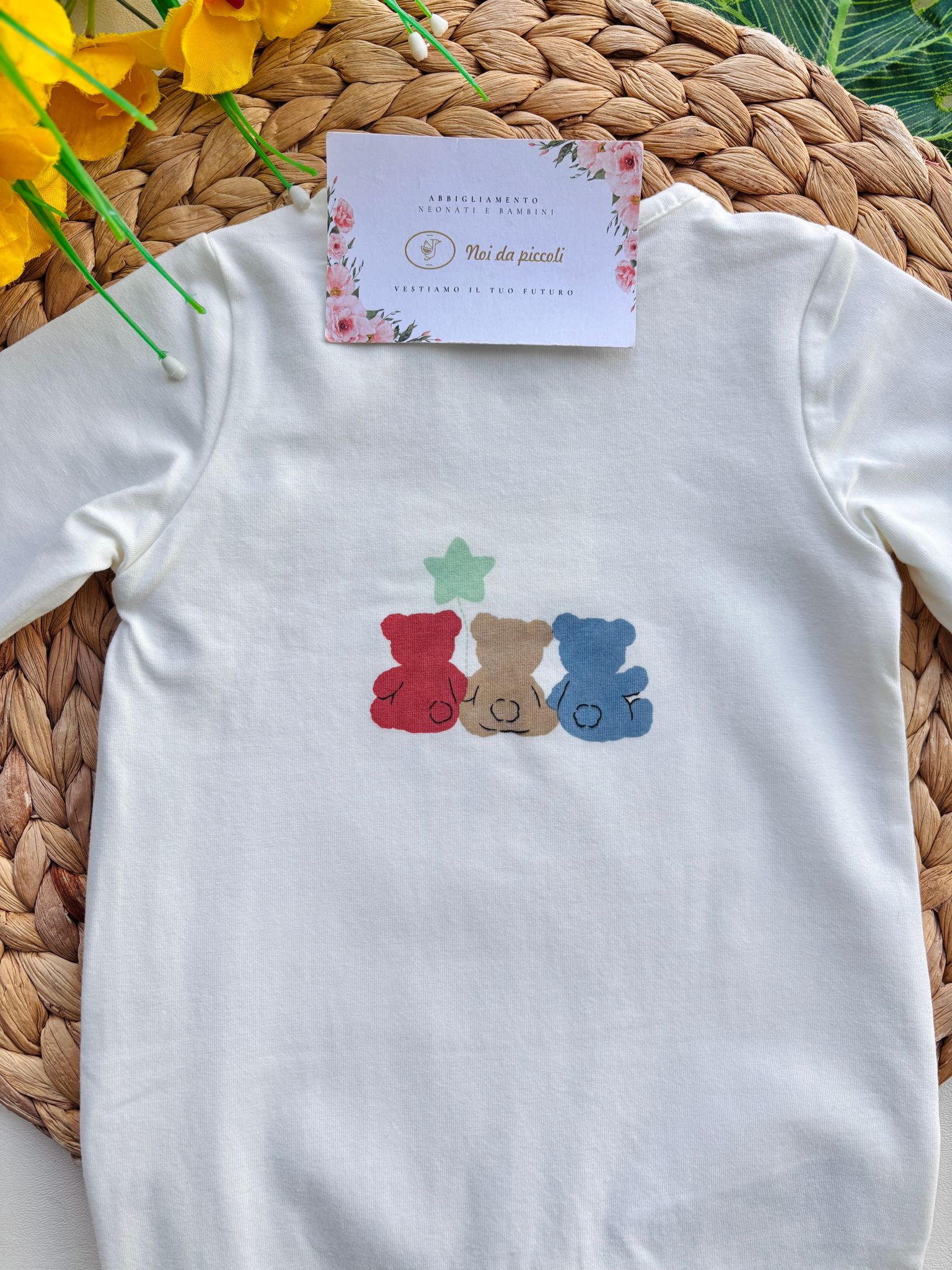 TUTINA ANTIPANICO CON ORSETTI E STELLINA CRUDO - Noi da piccoli