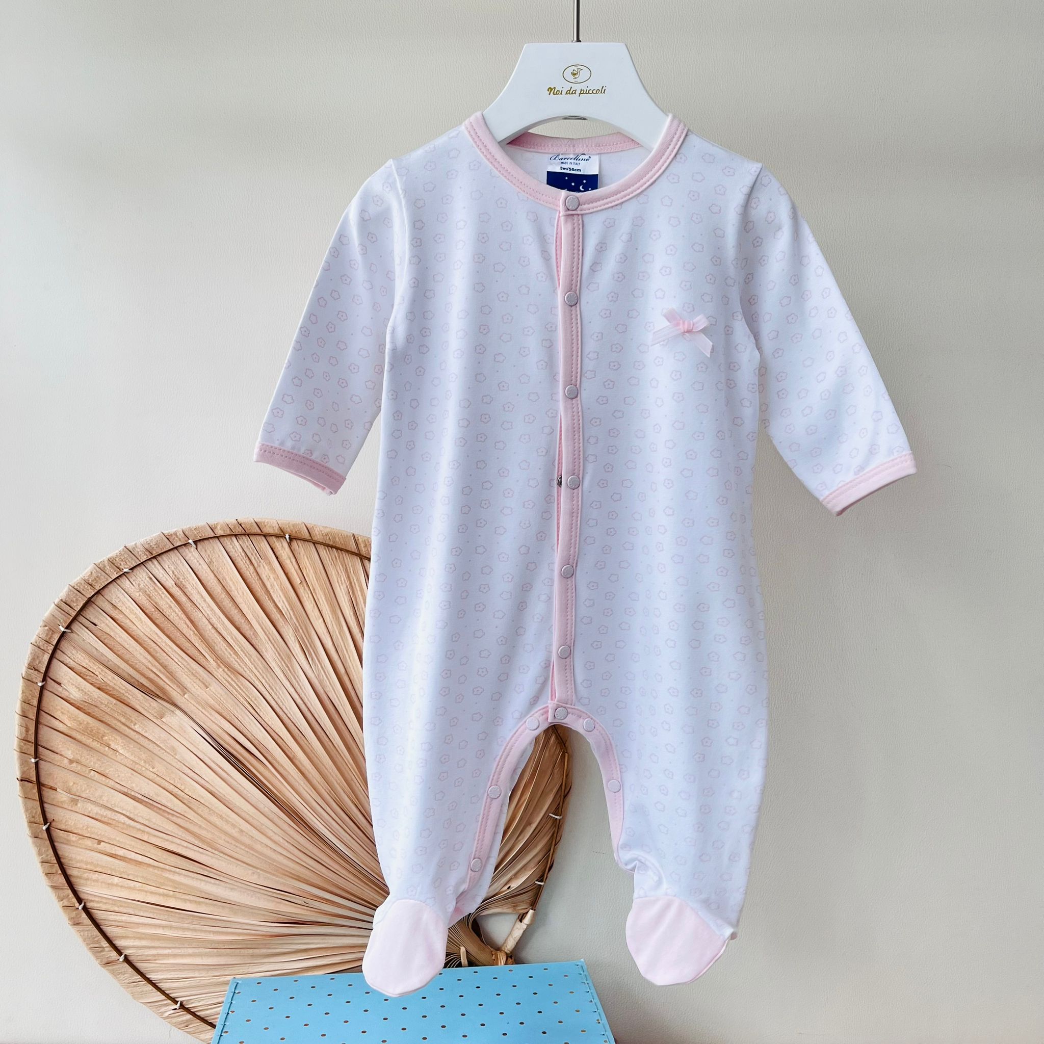 TUTINA ANTIPANICO IN COTONE BIANCO - Noi da piccoli