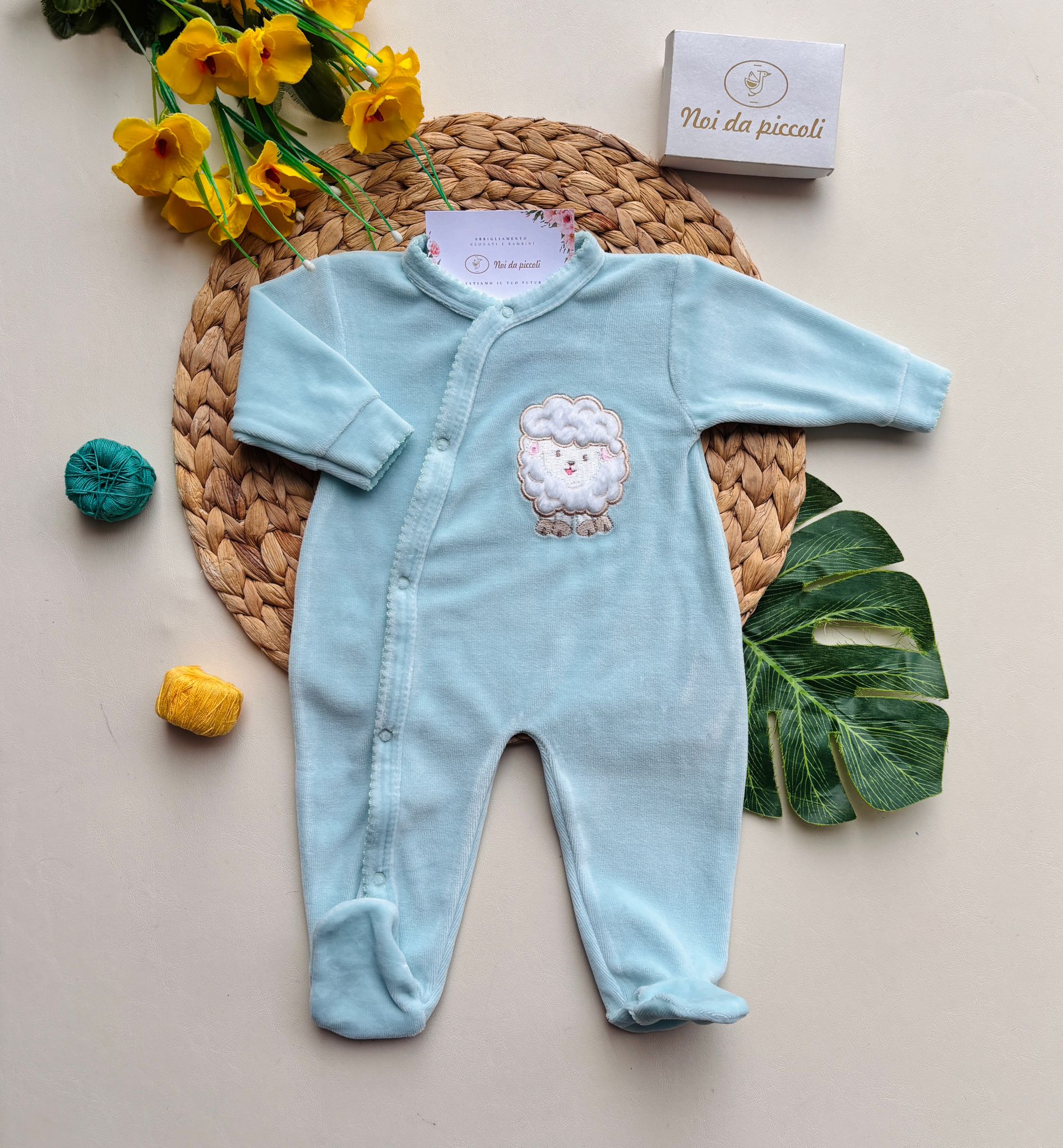 TUTINA ANTIPANICO OVEJITA CINIGLIA VERDE ACQUA - Noi da piccoli