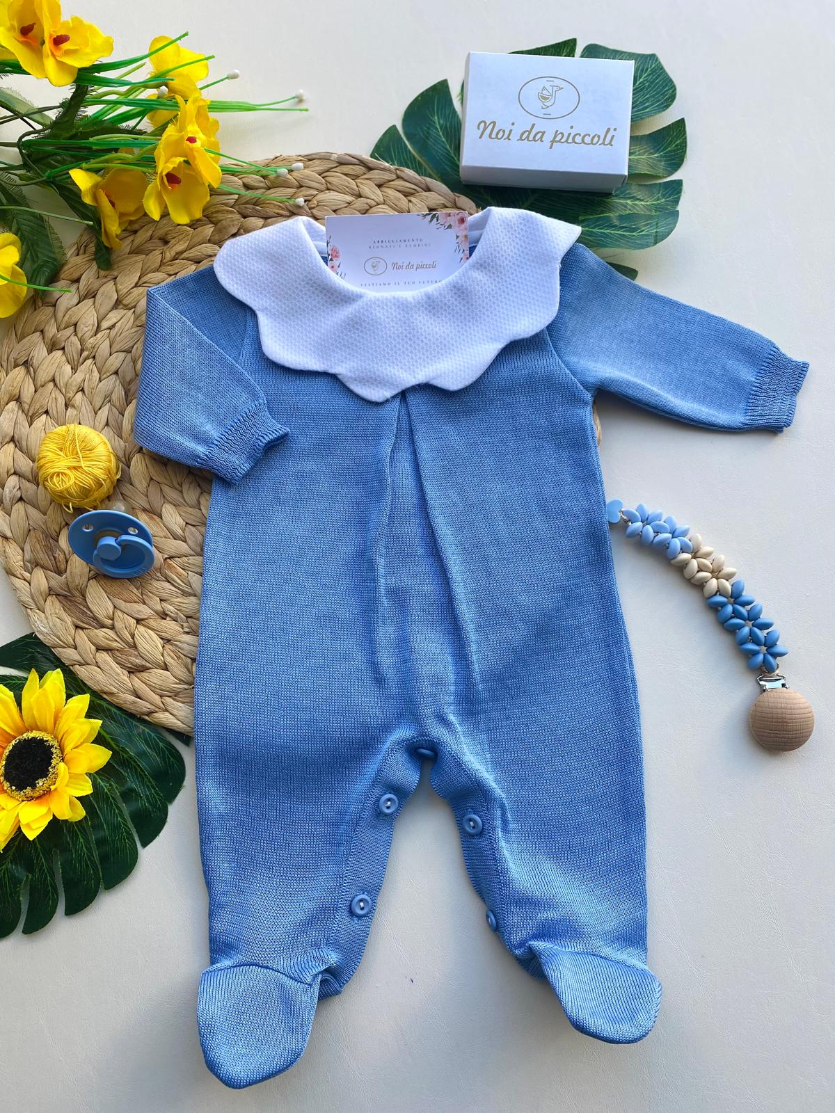 TUTINA AVION CON COLLETTO BIANCO - Noi da piccoli