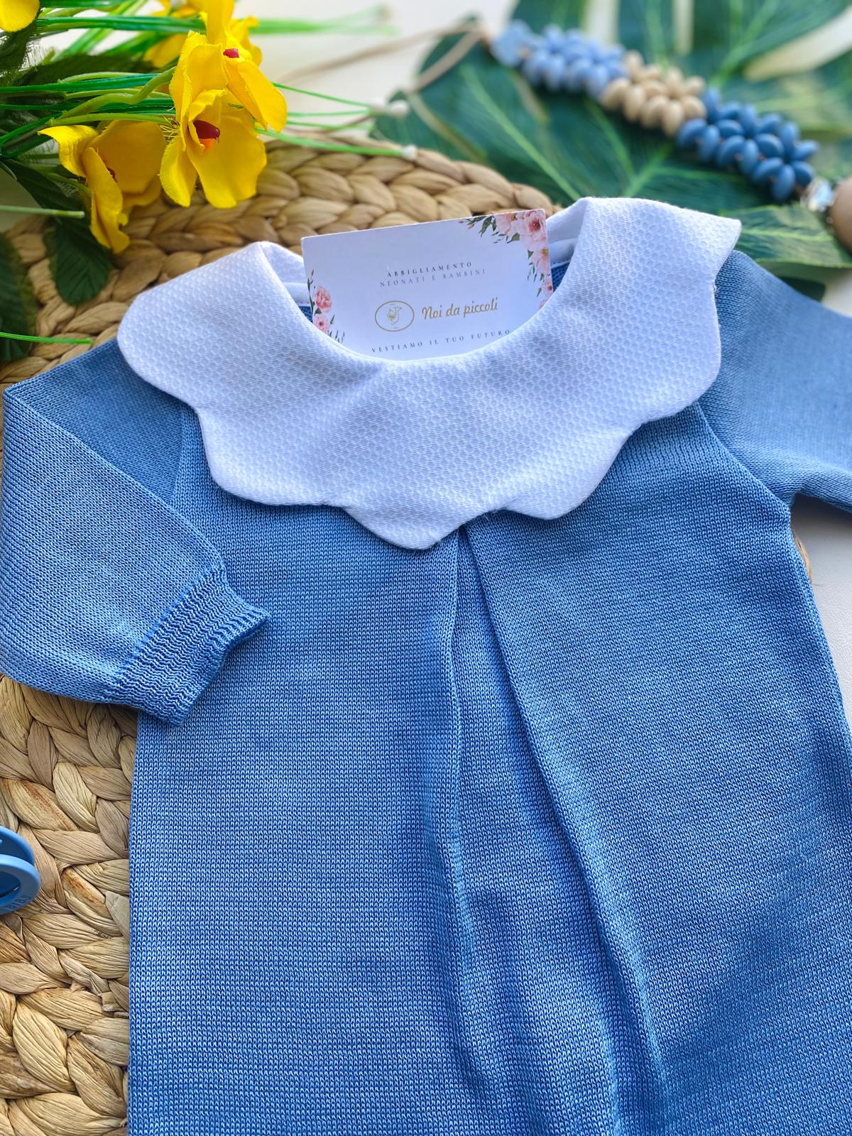 TUTINA AVION CON COLLETTO BIANCO - Noi da piccoli