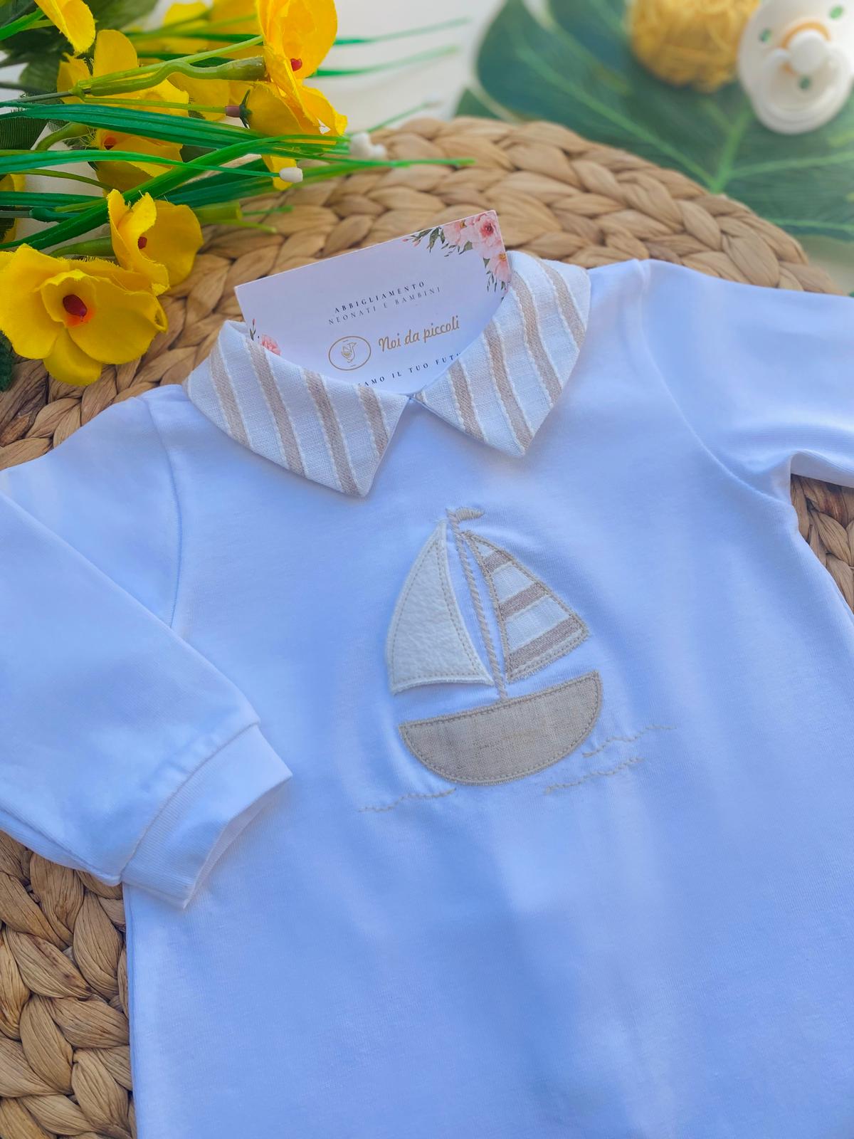 TUTINA BIANCA E BEIGE - Noi da piccoli