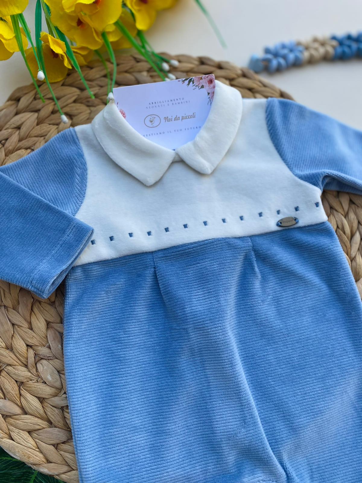 TUTINA BICOLOR CINIGLIA CIELO NUBE - Noi da piccoli