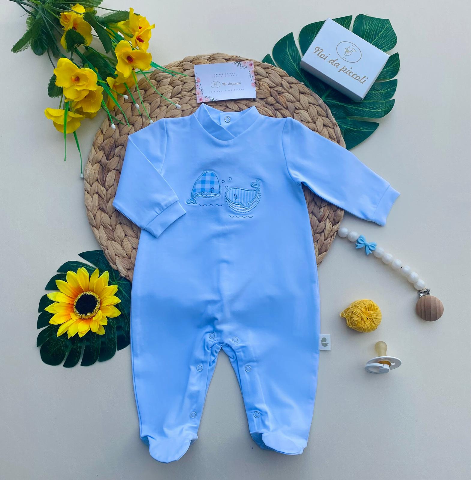 TUTINA CIELO CON DELFINI - Noi da piccoli
