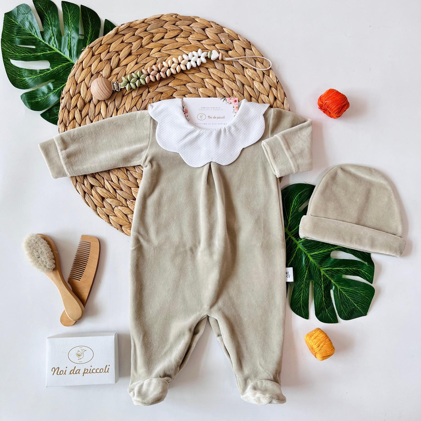 TUTINA CINIGLIA COLLO ORLATO TORTORA - Noi da piccoli