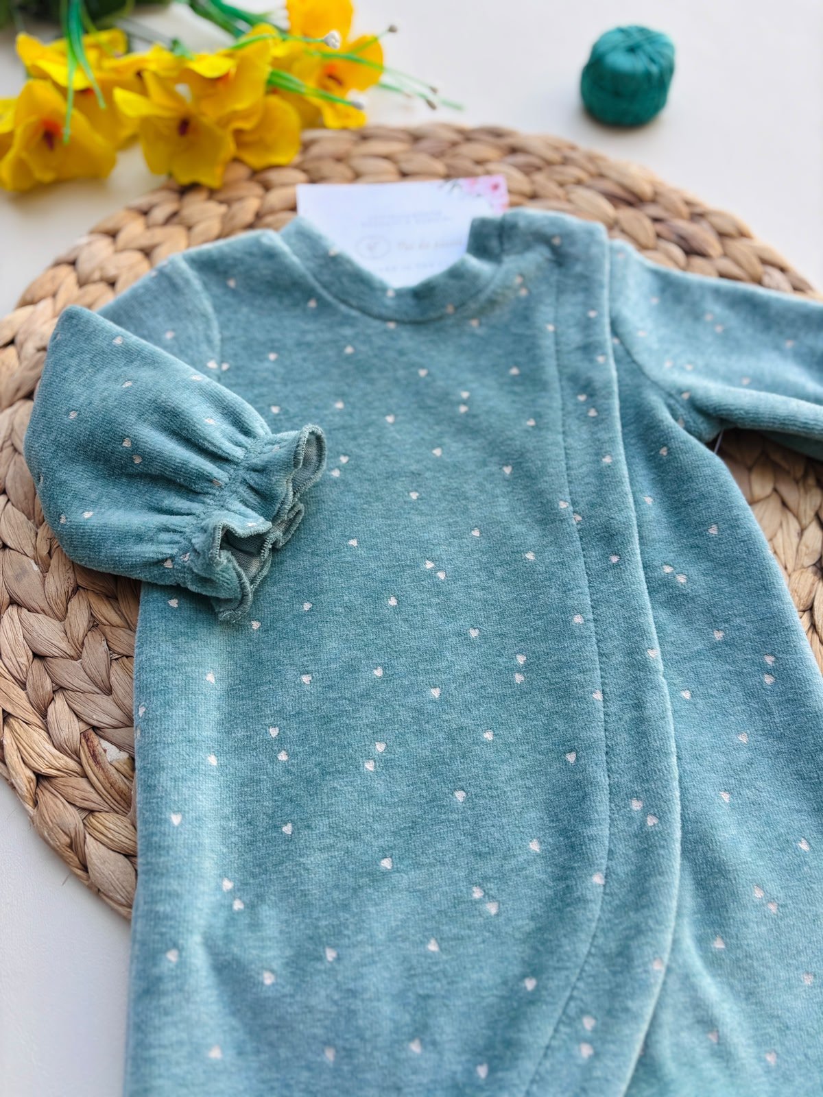 TUTINA CINIGLIA VERDE ACQUA - Noi da piccoli
