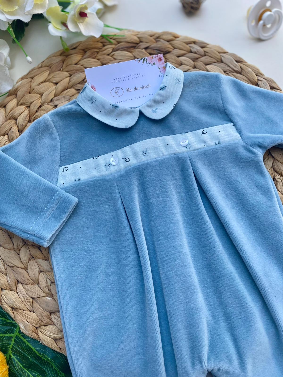 TUTINA CON DISEGNINI CINIGLIA CIELO - Noi da piccoli