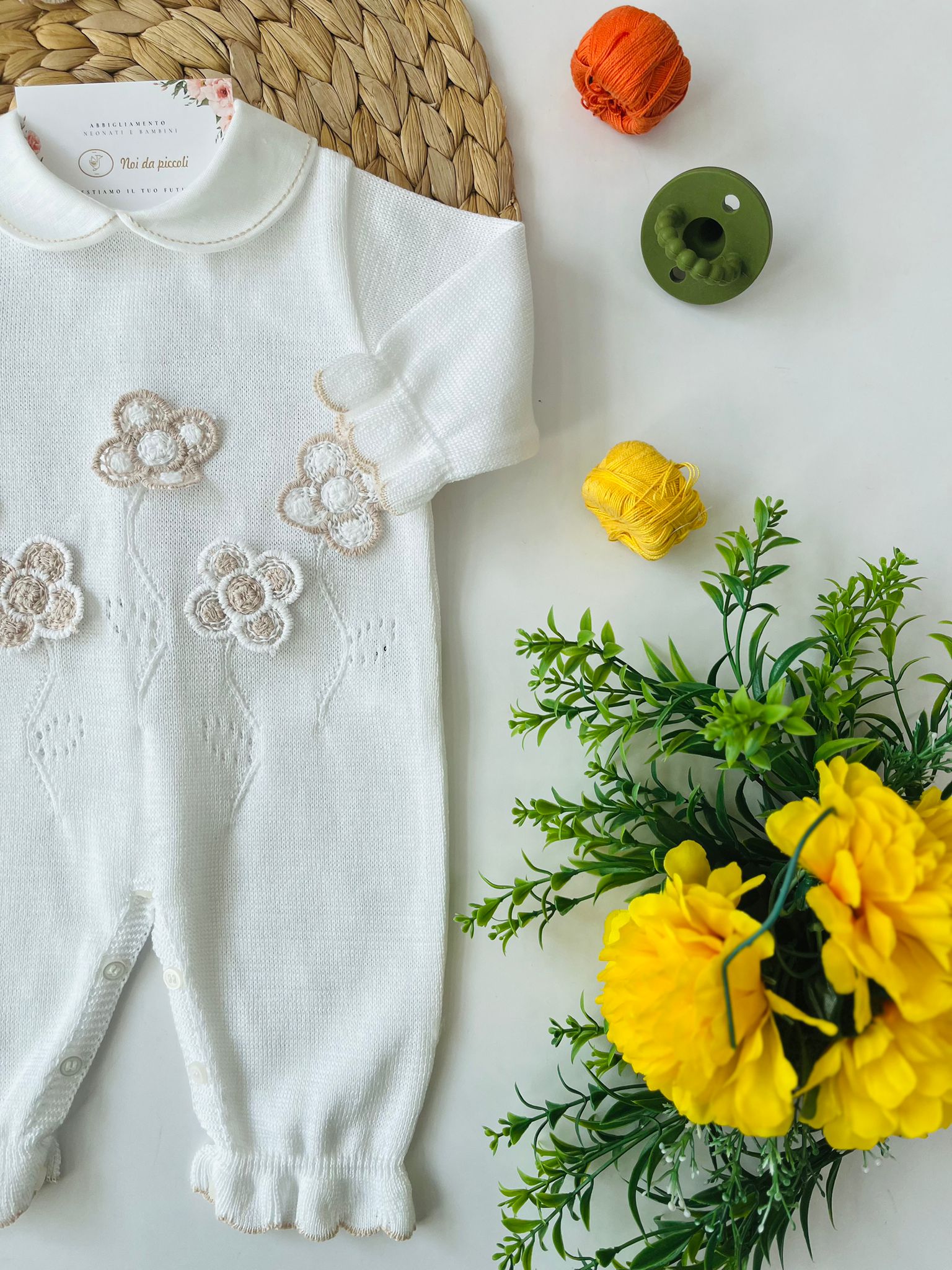 TUTINA CON SET PARURE 100 % COTONE Multicolore - Noi da piccoli