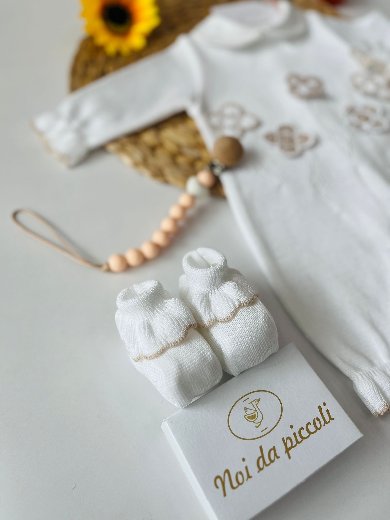 TUTINA CON SET PARURE 100 % COTONE Multicolore - Noi da piccoli