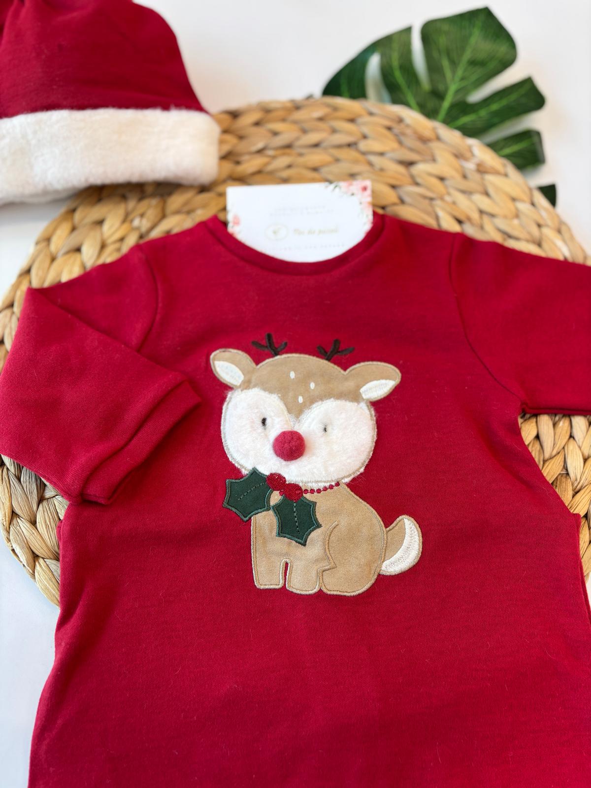 TUTINA COTONE CALDO ROSSO - Noi da piccoli