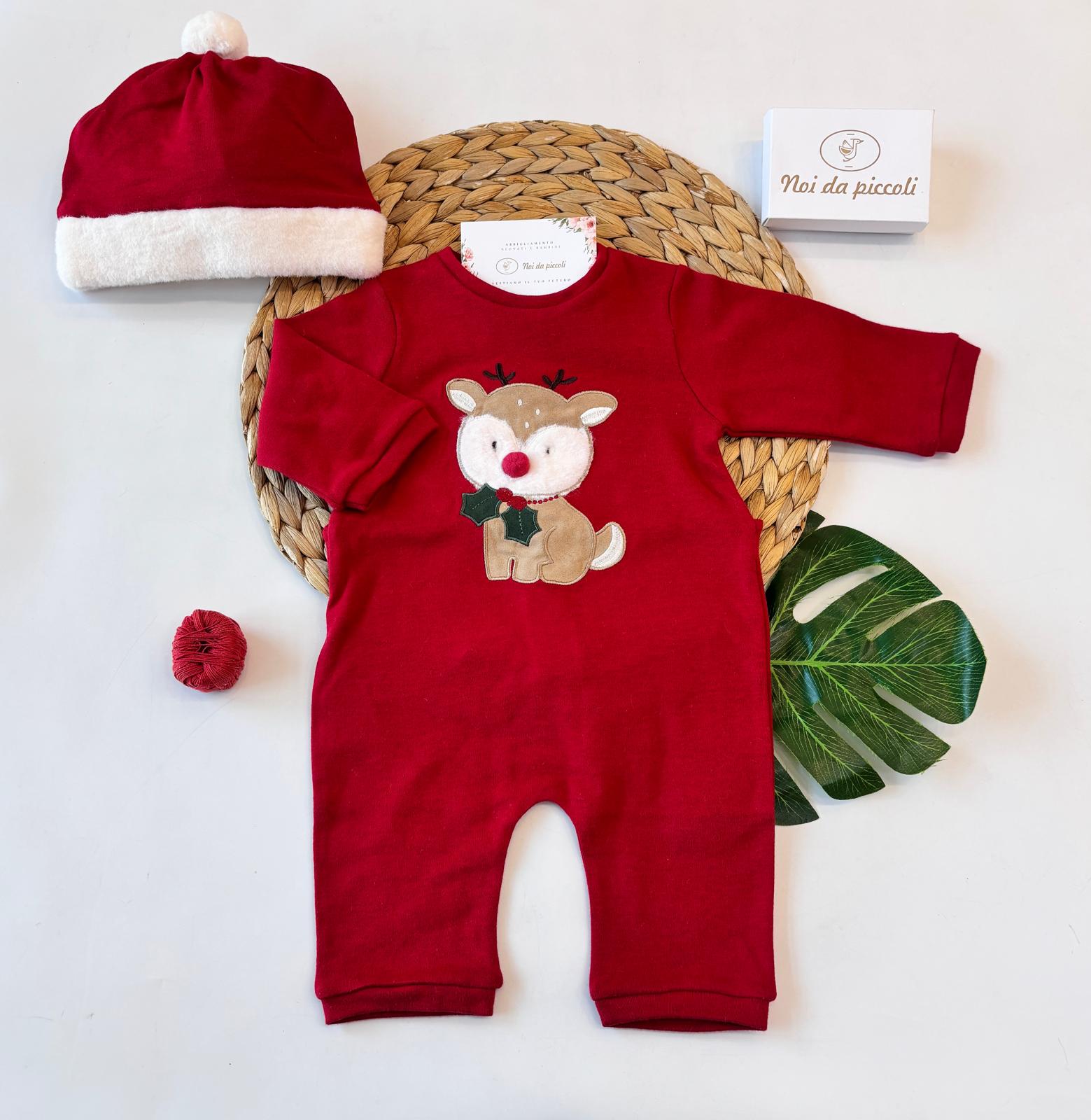TUTINA COTONE CALDO ROSSO - Noi da piccoli