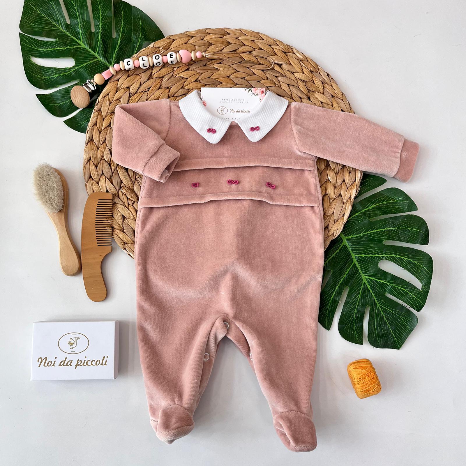 TUTINA FIOCCHETTINI CINIGLIA CIPRIA PRUGNA - Noi da piccoli