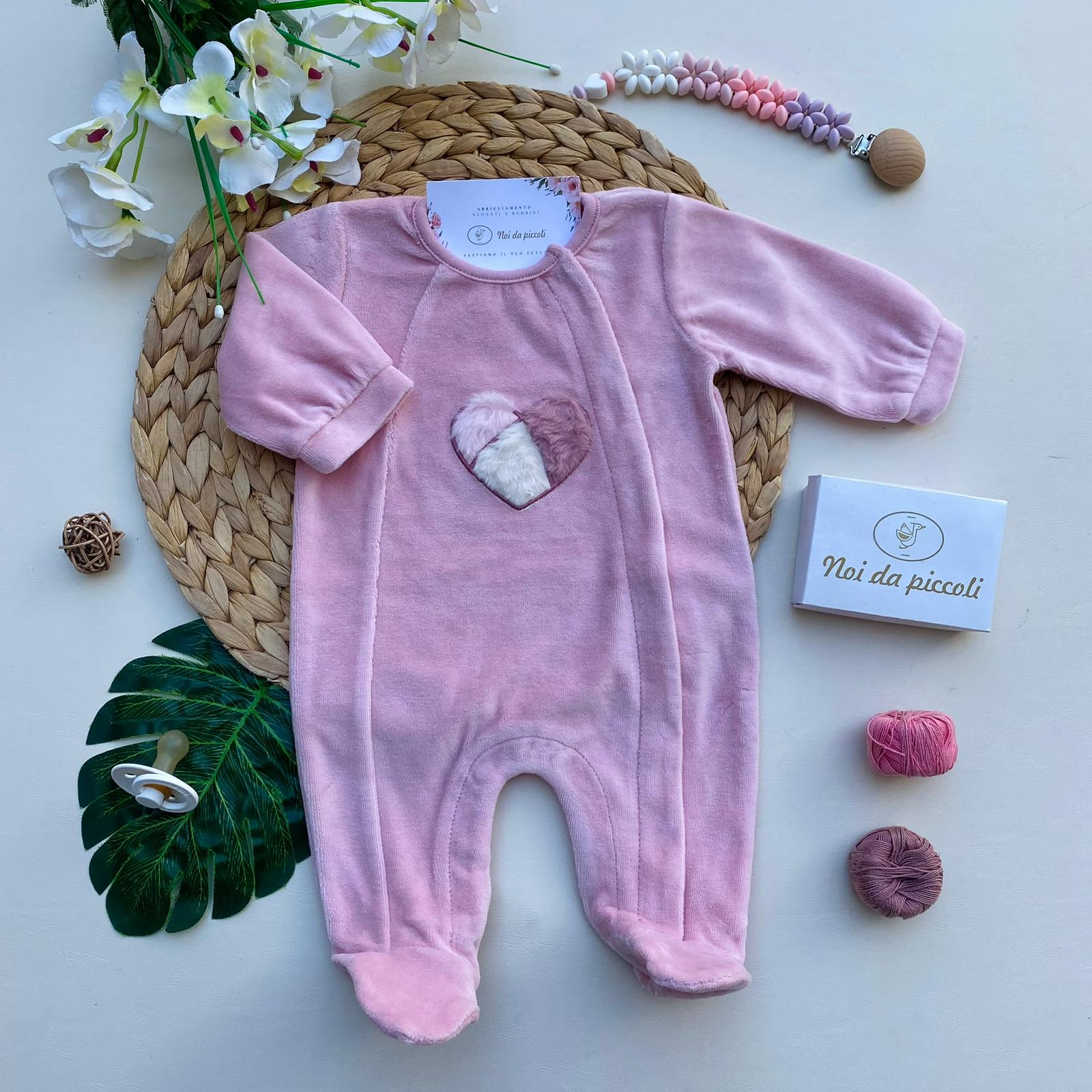 TUTINA IN CINIGLIA ANTIPANICO CON CUORE CINIGLIA ORQUIDEA - Noi da piccoli