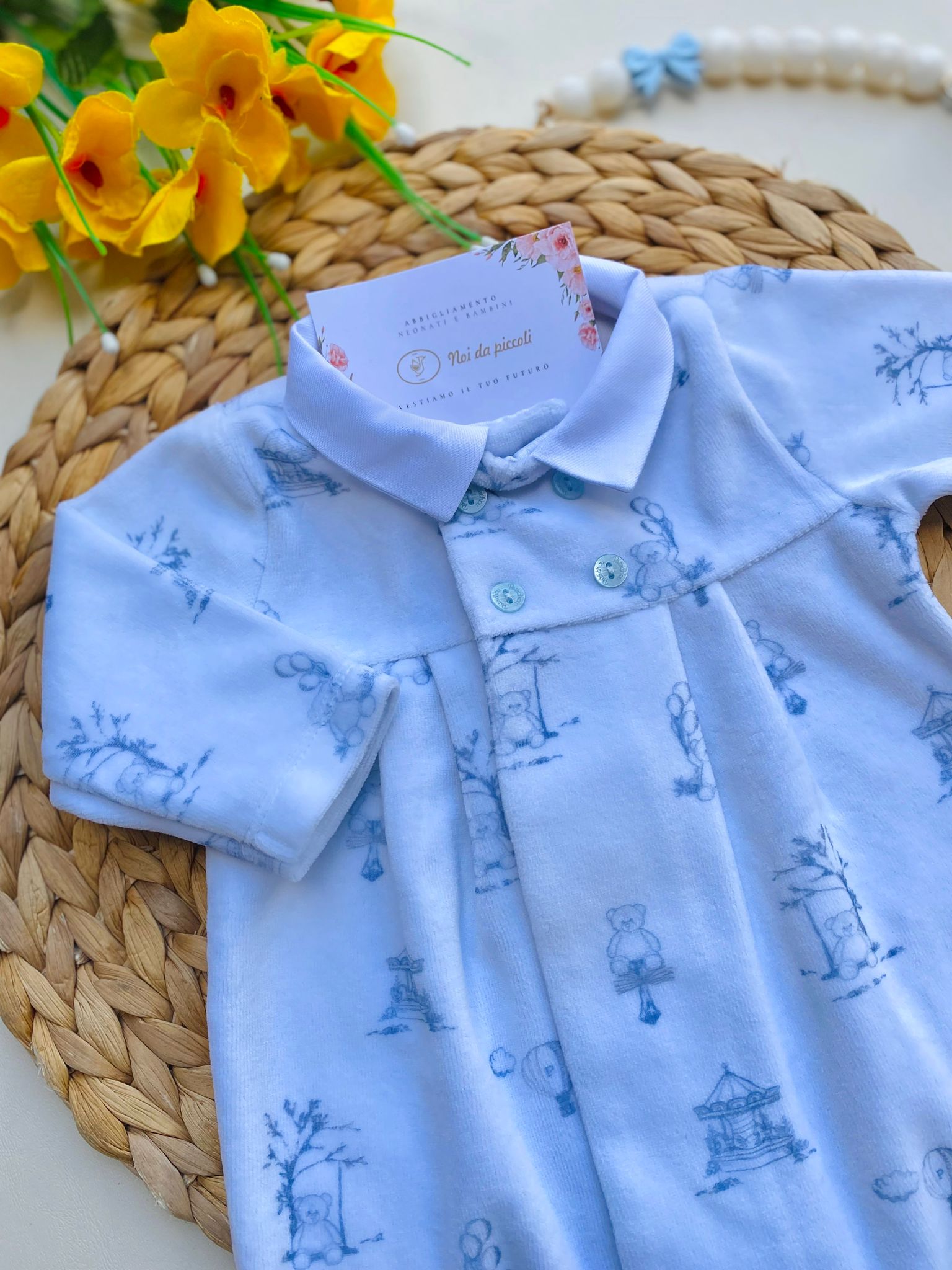 TUTINA IN CINIGLIA ANTIPANICO CON ORSETTI CIELO - Noi da piccoli