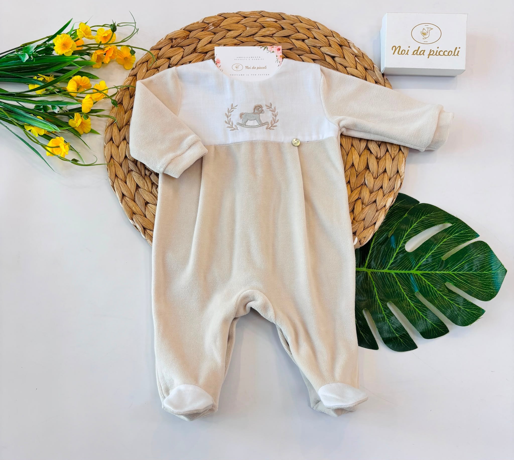 TUTINA IN CINIGLIA BEIGE - Noi da piccoli