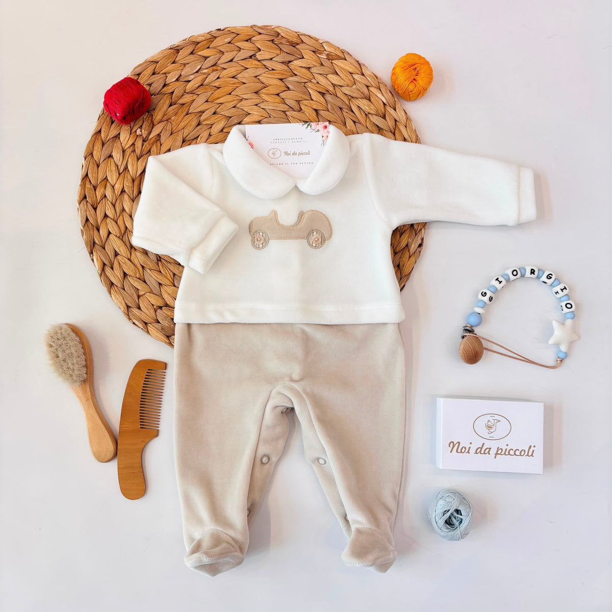TUTINA IN CINIGLIA OLD CAR BEIGE - Noi da piccoli