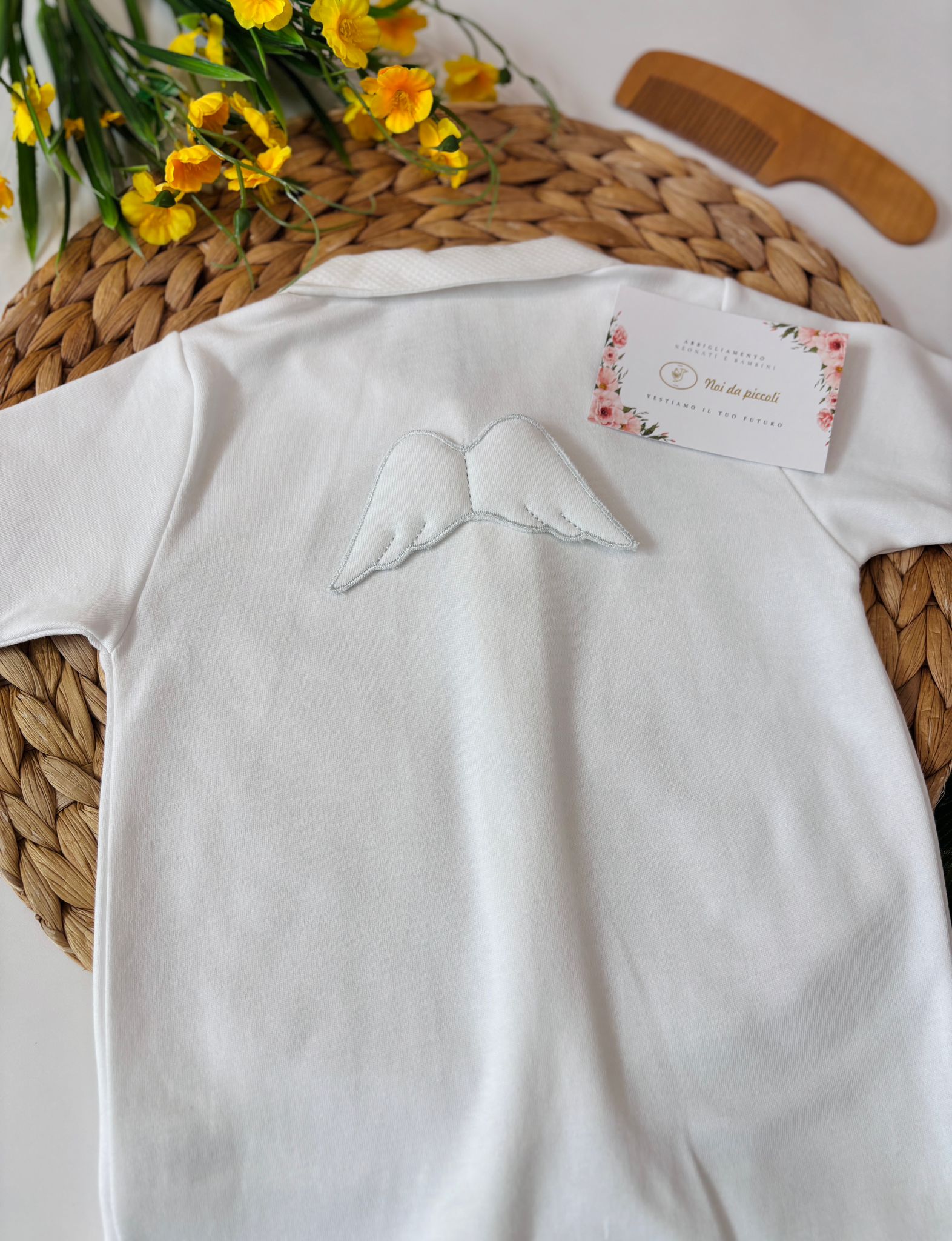 TUTINA IN COTONE ANTIPANICO BIANCO ANGELS - Noi da piccoli