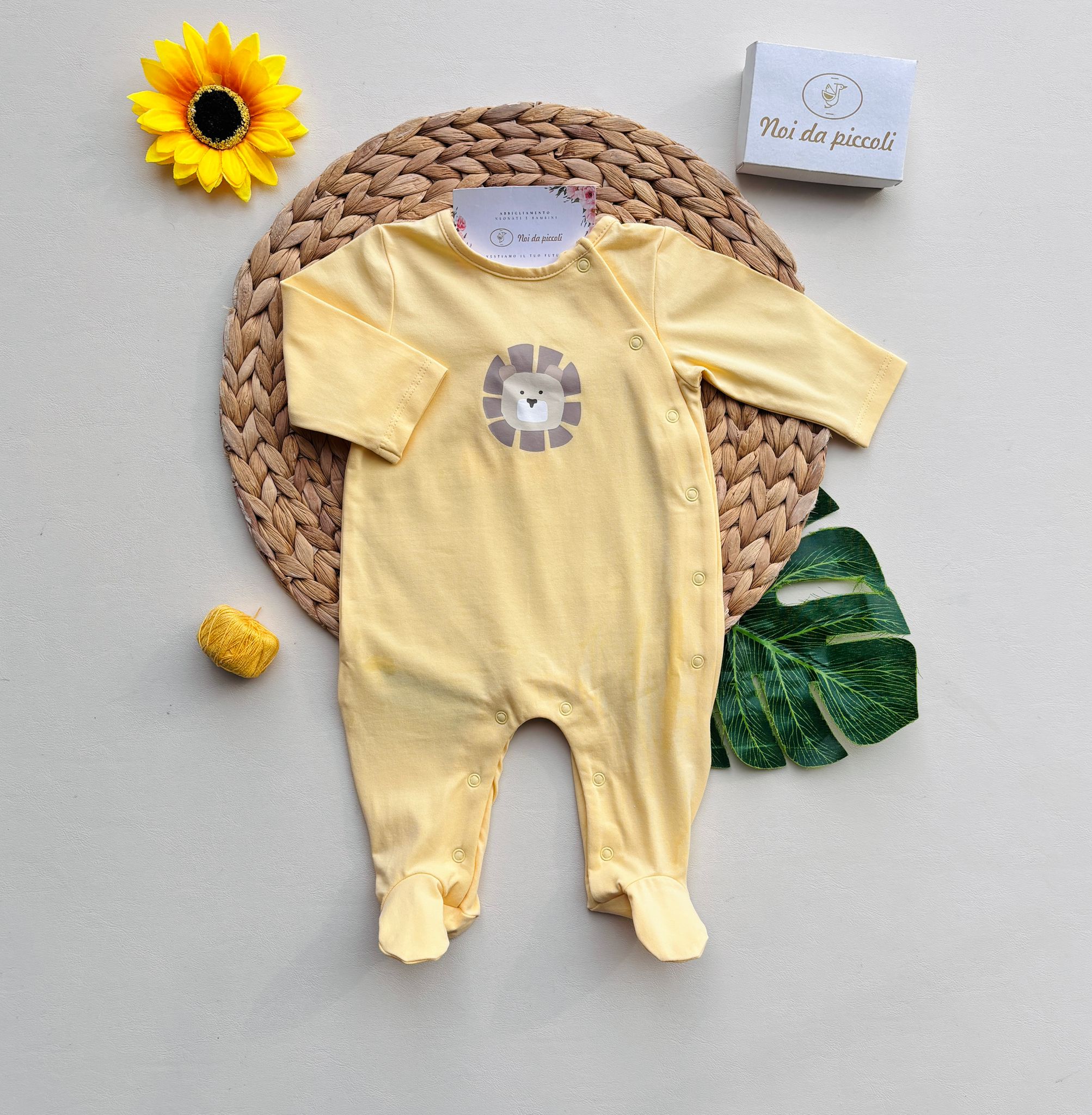 TUTINA IN COTONE ANTIPANICO CON LEONCINO SUNNY - Noi da piccoli