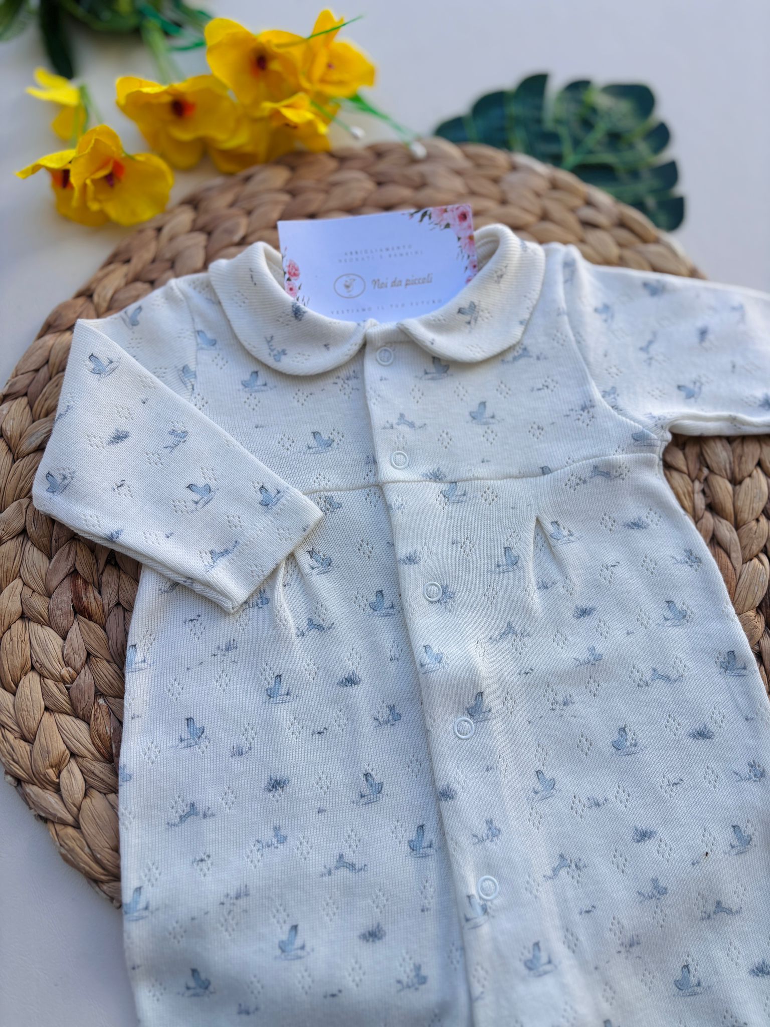 TUTINA IN COTONE ANTIPANICO CRUDO - Noi da piccoli