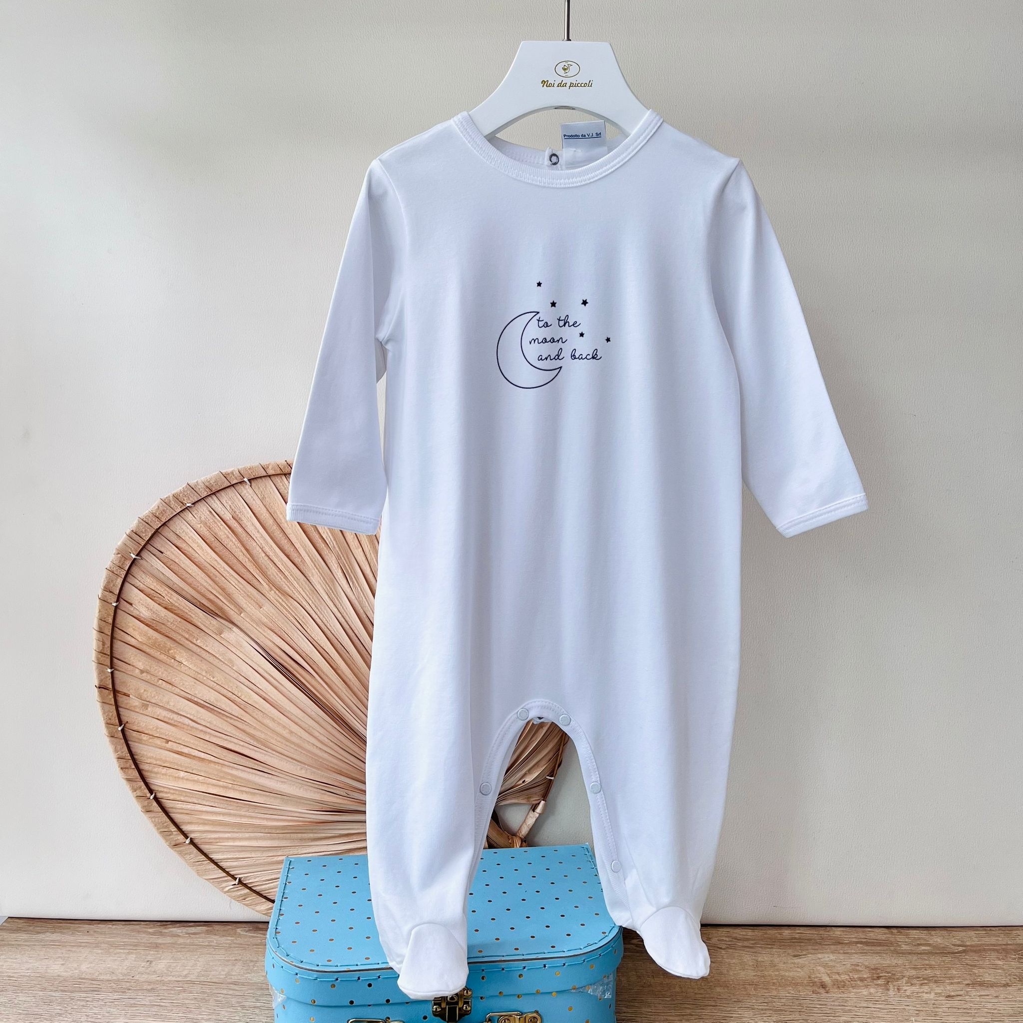 TUTINA IN COTONE BIANCO - Noi da piccoli