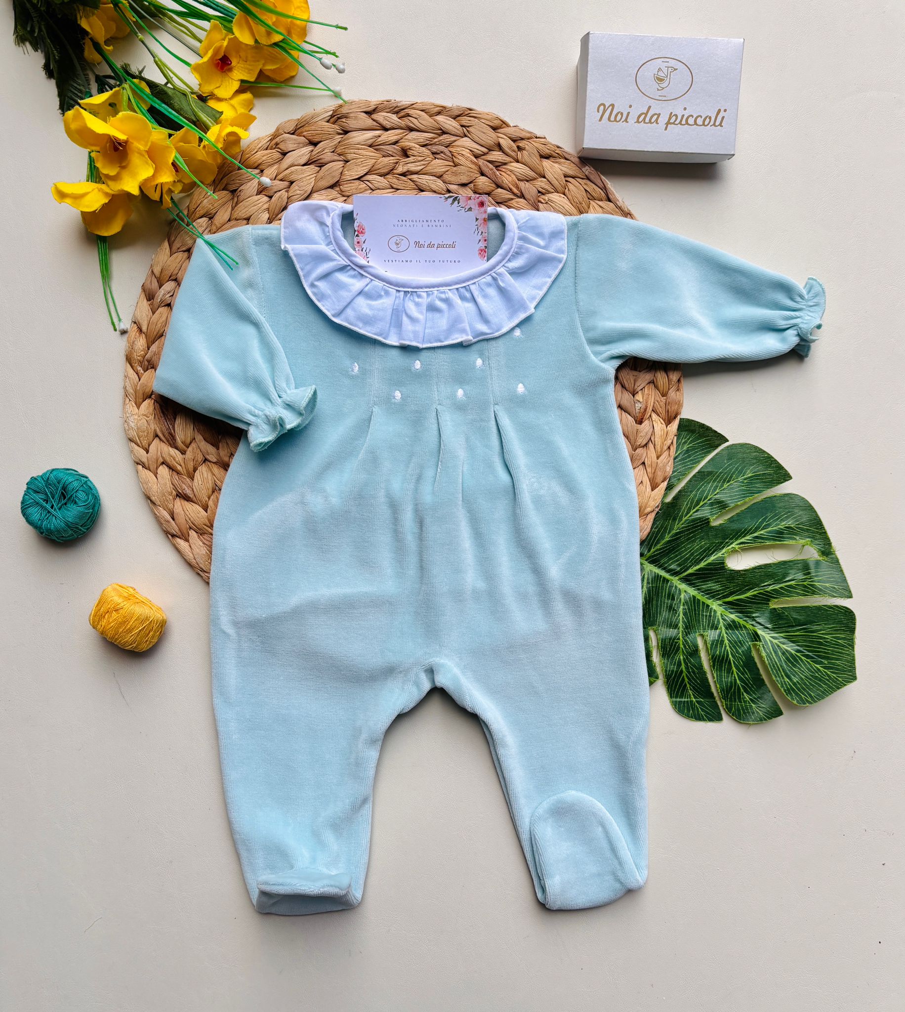 TUTINA MAQUIL CINIGLIA VERDE ACQUA - Noi da piccoli