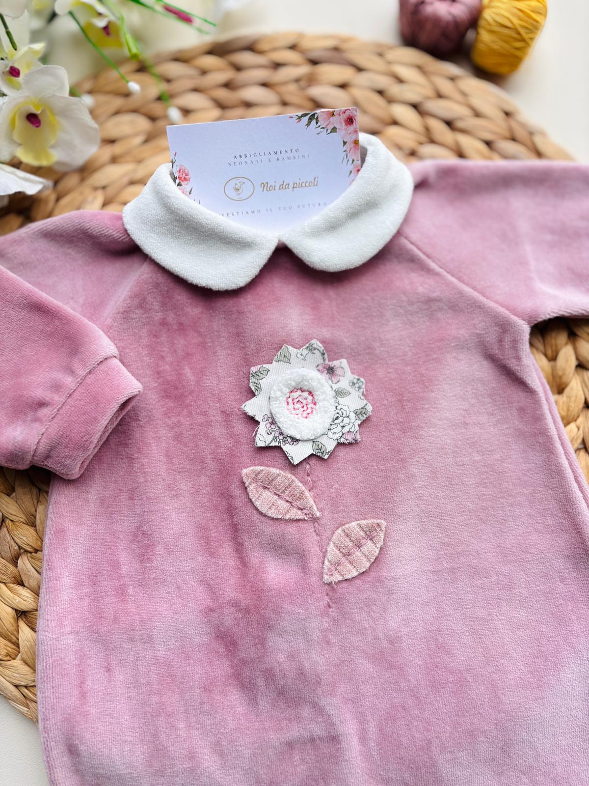 TUTINA ONE FLOWER CINIGLIA MALVA - Noi da piccoli