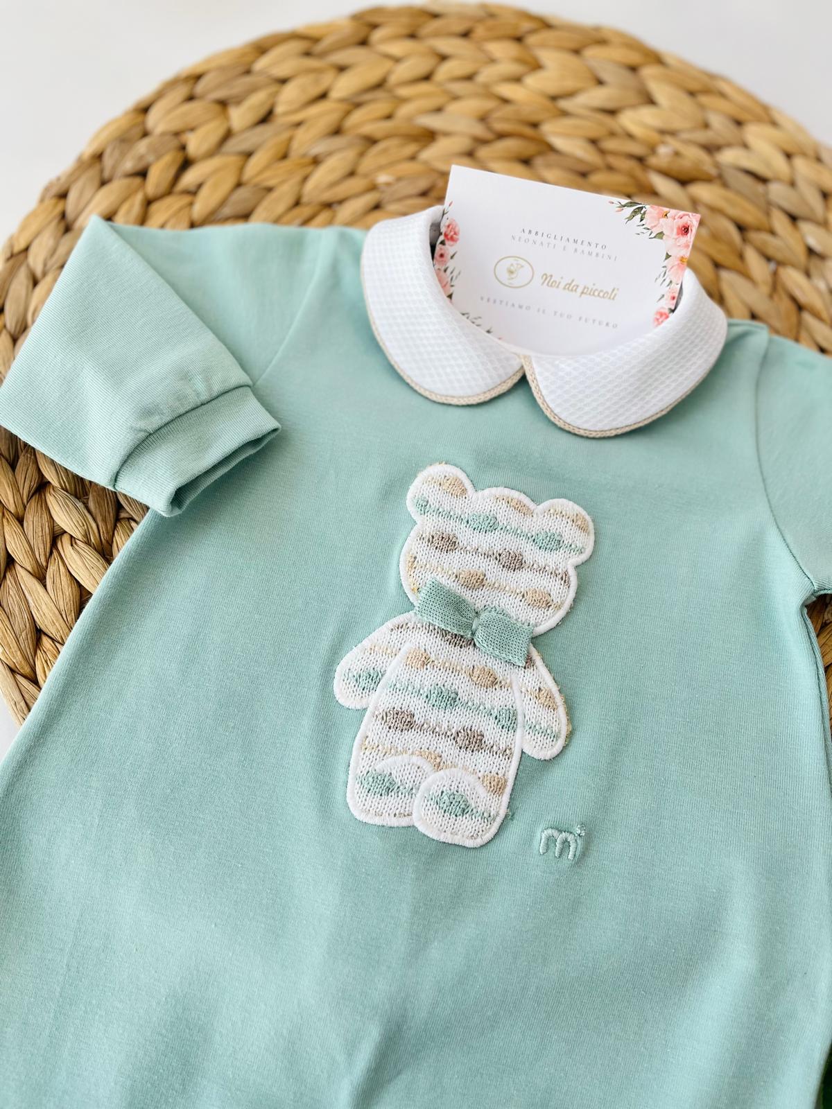 TUTINA ORSETTO COTONE YELSY SALVIA MULTICOLOR - Noi da piccoli