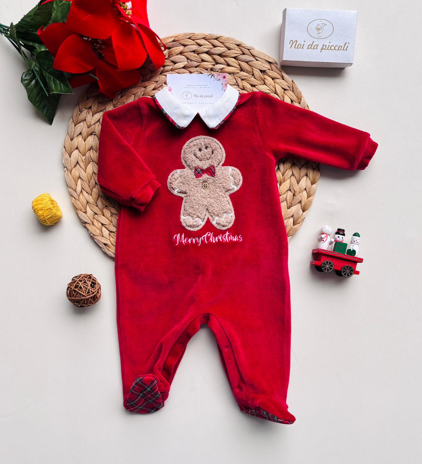 TUTINA PAN DI ZENZERO BOY CINIGLIA ROSSO - Noi da piccoli