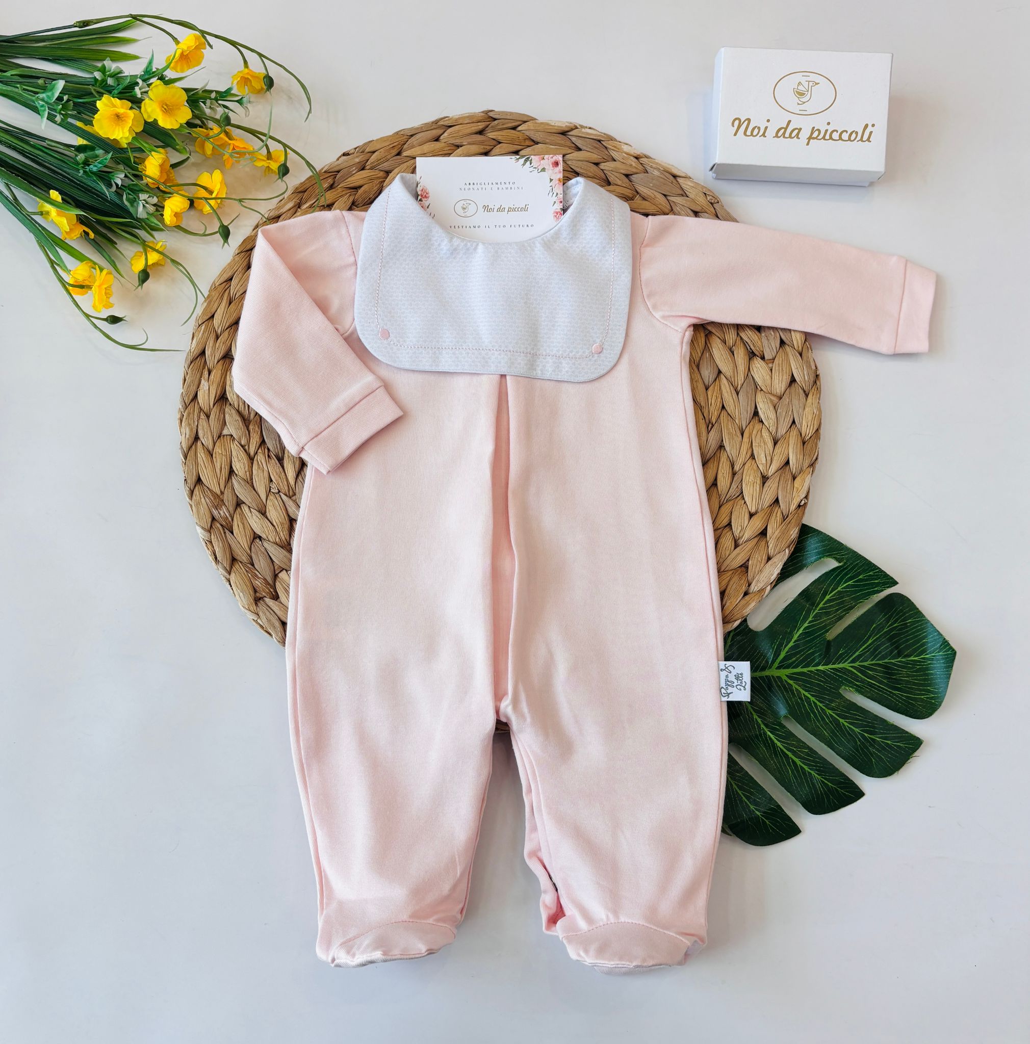 TUTINA PATTEN 100 % COTONE ROSA - Noi da piccoli