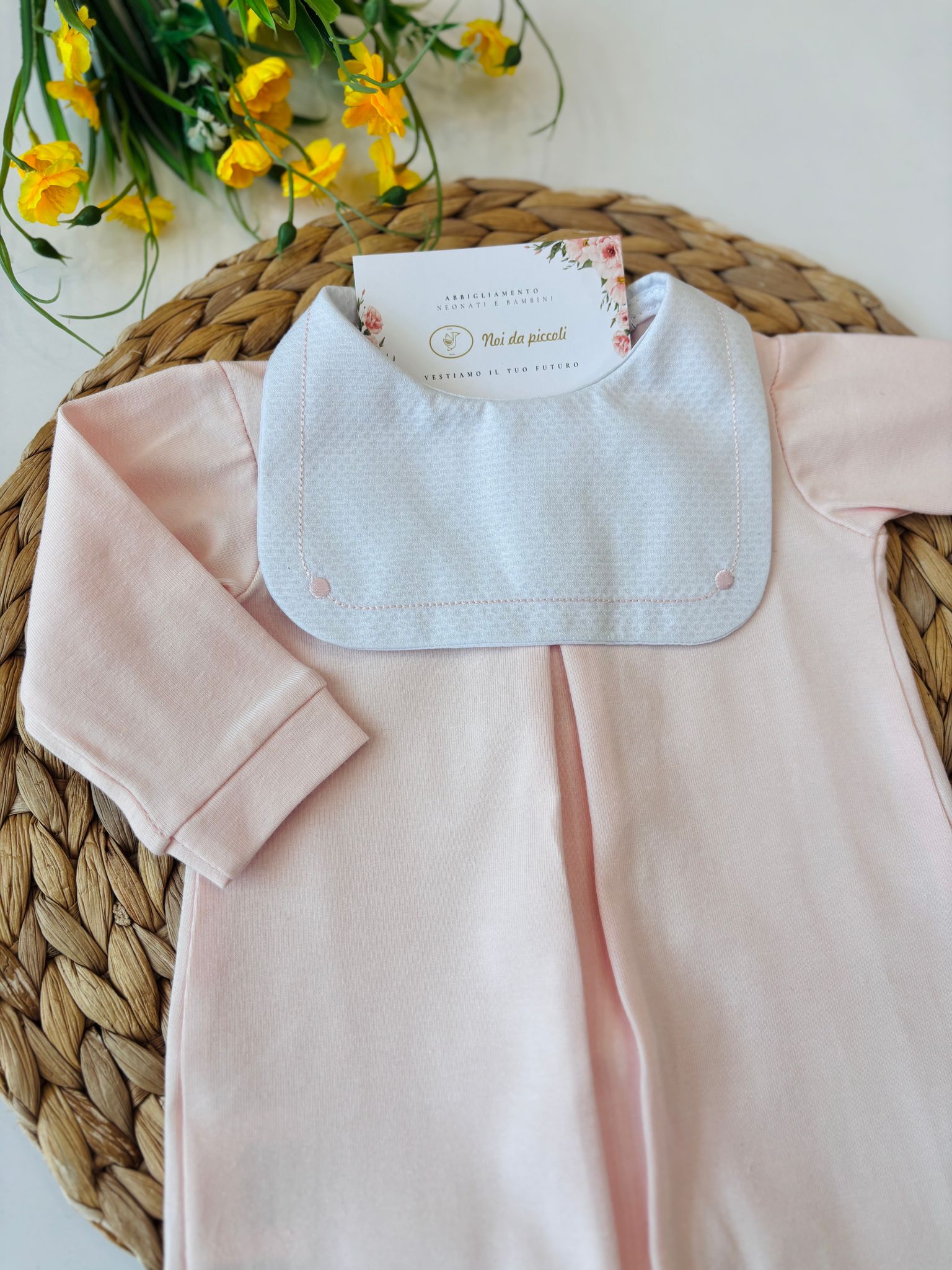 TUTINA PATTEN 100 % COTONE ROSA - Noi da piccoli