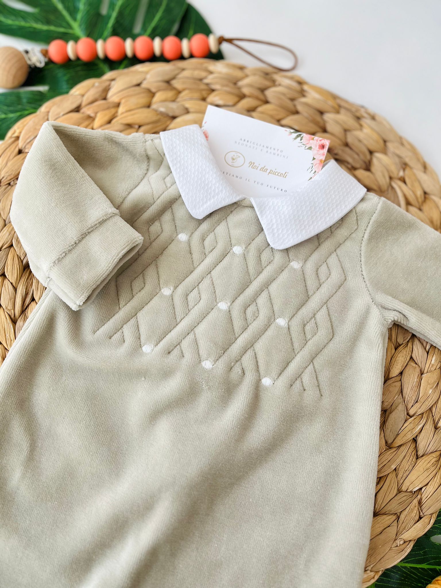 TUTINA ROMBI E POIS CINIGLIA TORTORA - Noi da piccoli