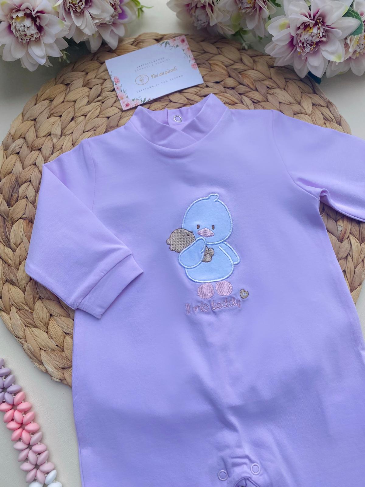 TUTINA ROSA CON DISEGNINO CENTRALE - Noi da piccoli