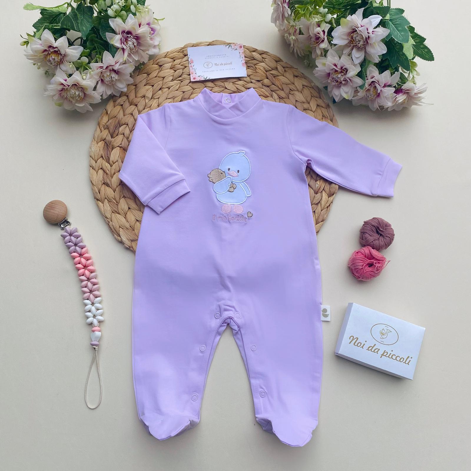 TUTINA ROSA CON DISEGNINO CENTRALE - Noi da piccoli