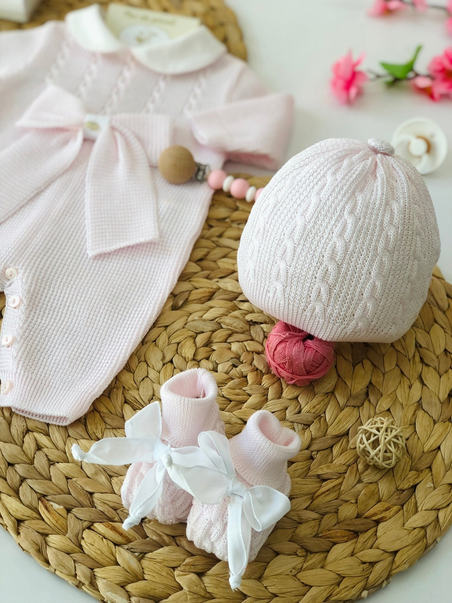 TUTINA ROSA RING IN FILO DI COTONE CON SET PARURE - Noi da piccoli