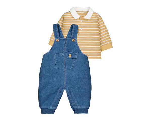 SALOPETTE IN CALDO COTONE JEANS